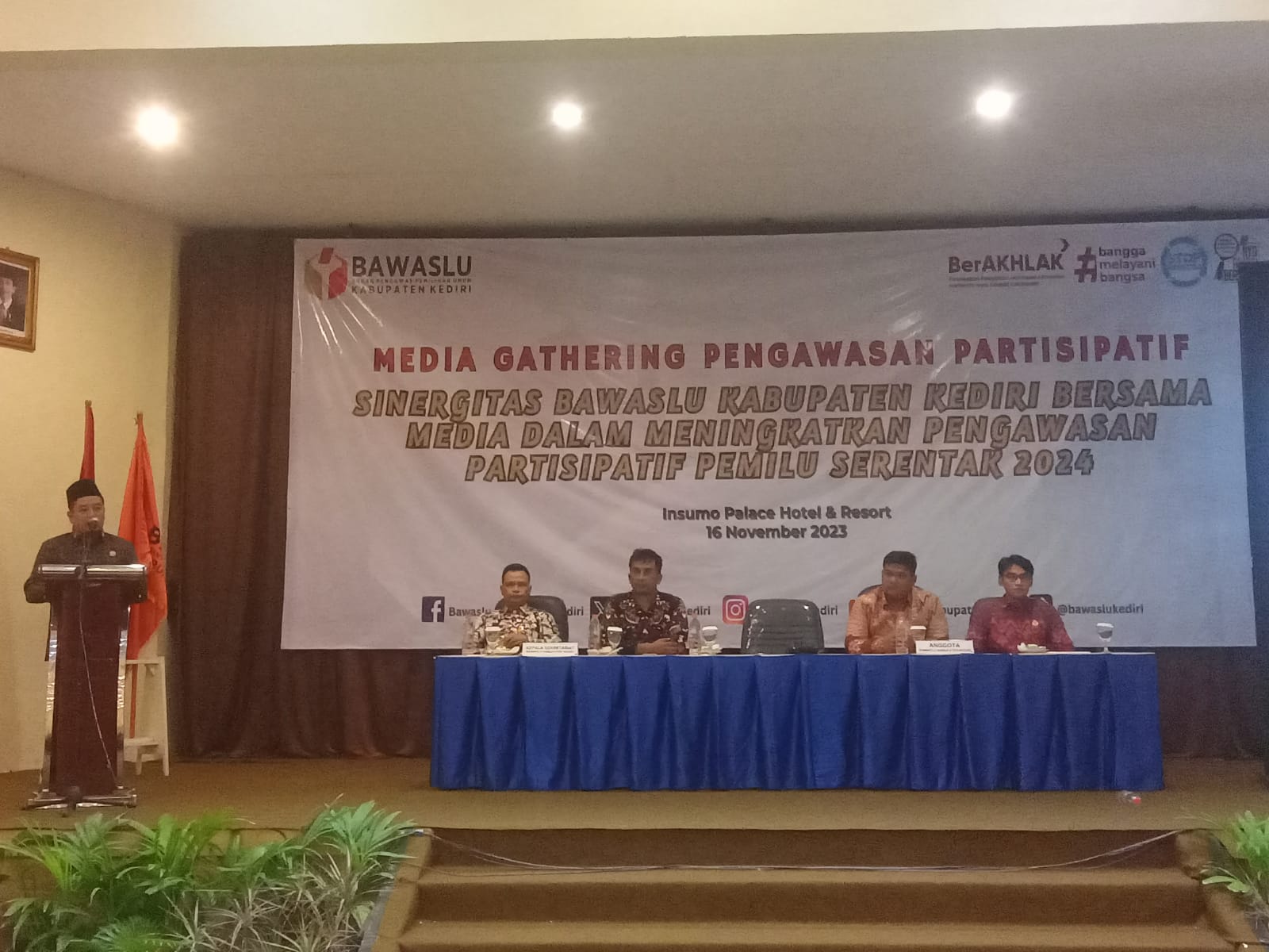 Bawaslu Kabupaten Kediri Gandeng Media Pers,Terkait Aturan Kampanye Di Media ; Ini Infonya