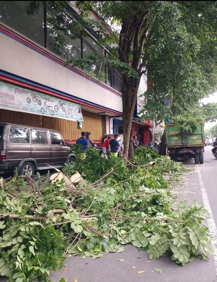 Pengurangan beban di Jl. P Sudirman