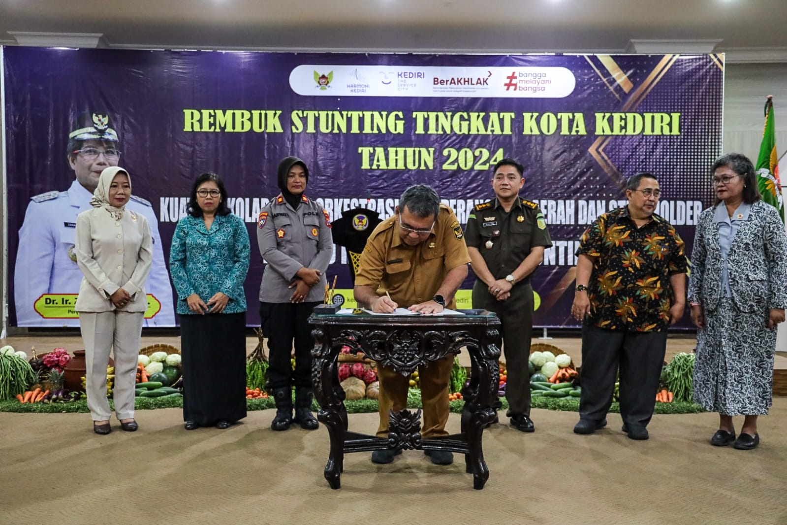 Rumuskan Strategi Penurunan Stunting, Pemkot Kediri Gelar Rembuk Stunting Tingkat Kota Tahun 2024