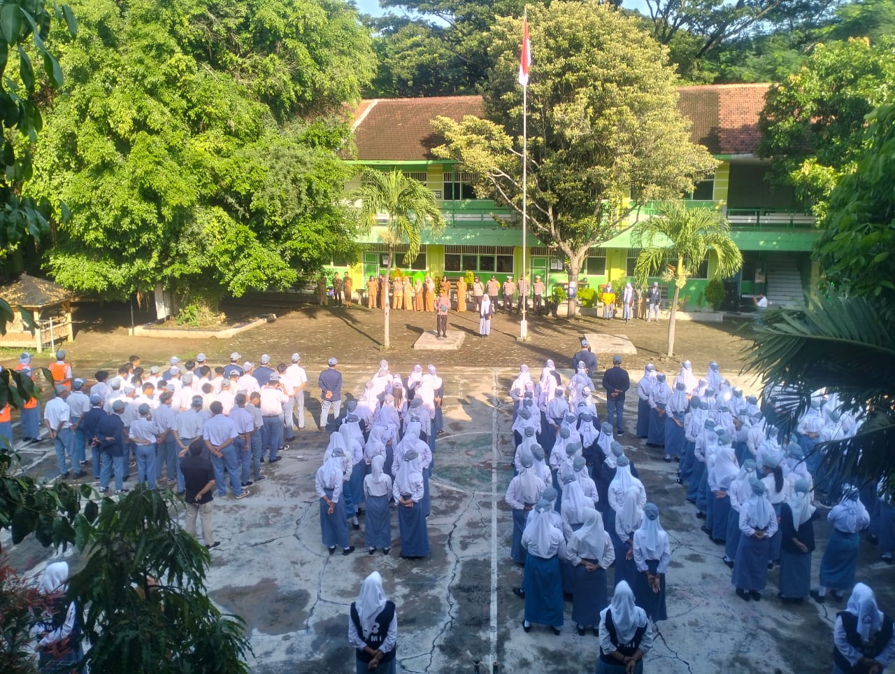 Cegah Bullying di Sekolah Polres Kediri Kota Blusukan ke Sekolah