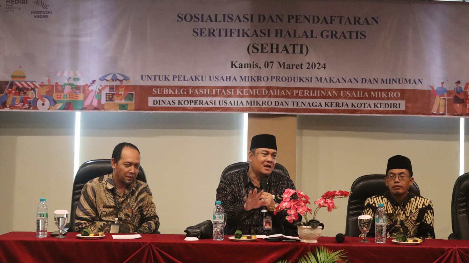 Genjot Peningkatan Sertifikat Halal Produk UMK, Dinkop UMTK Bersama Kemenag Kota Kediri Gelar Sosialisasi SEHATI