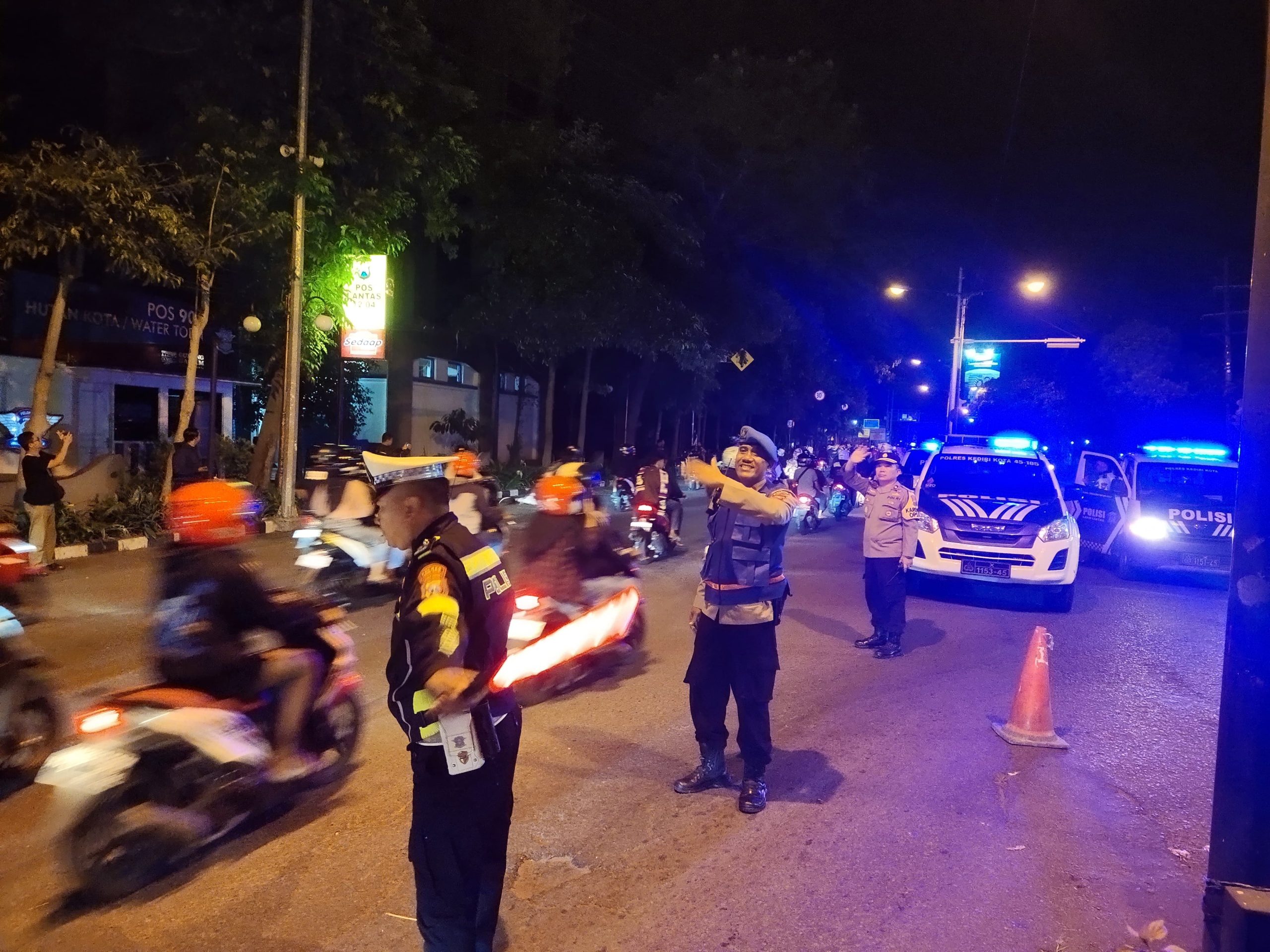 Antisipasi Gangguan Selama Ramadhan,Polres Kediri Kota Tingkatkan Patroli Malam Hari