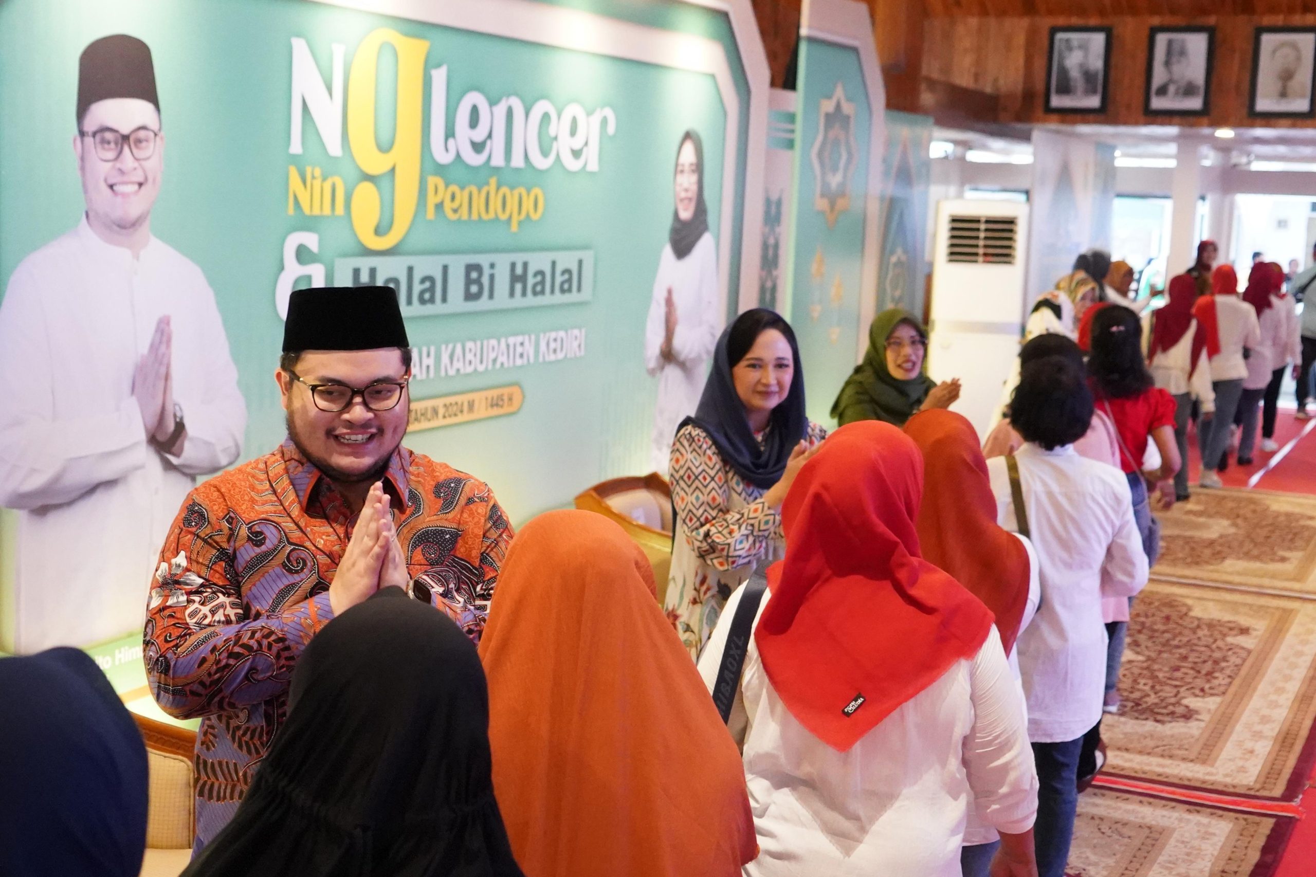 Halal Bihalal, Mas Dhito Didoakan Warga Bisa Lanjutkan Pembangunan di Kabupaten Kediri