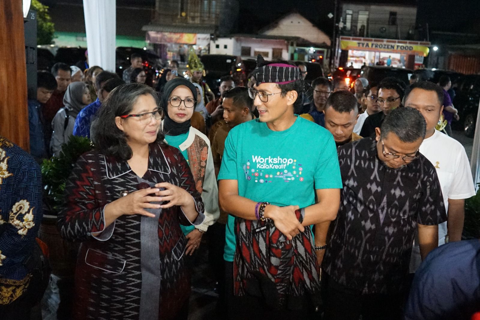 Workshop KaTa Kreatif Hadir Di Kota Kediri, Pj Wali Kota dan Pelaku Usaha Ekonomi Kreatif Kota Kediri Antusias Sambut Kedatangan Menparekraf Sandiaga Uno 