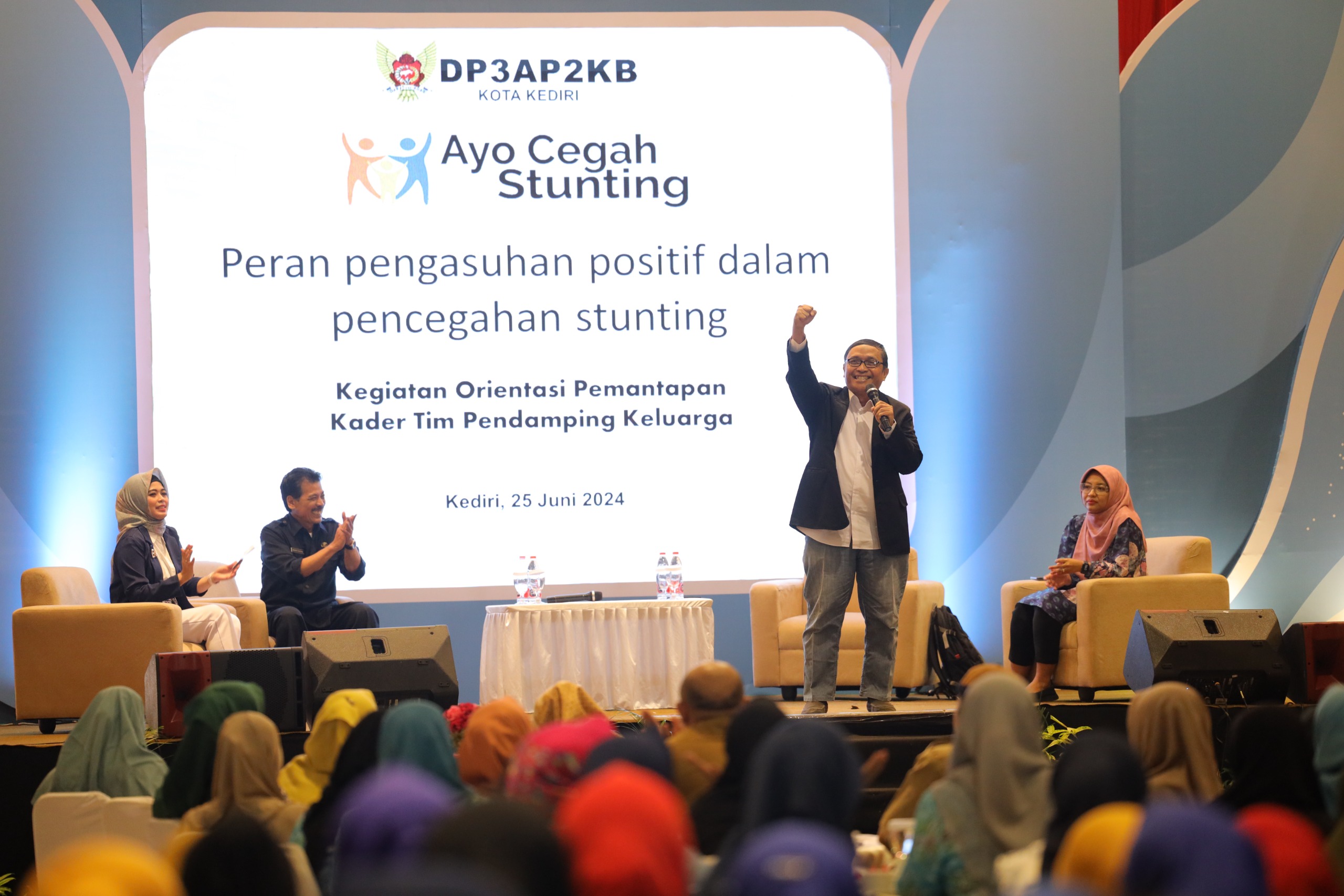 Wujudkan Kota Kediri Zero Stunting, Pemkot Kediri Gelar Pertemuan dengan Ratusan TPK