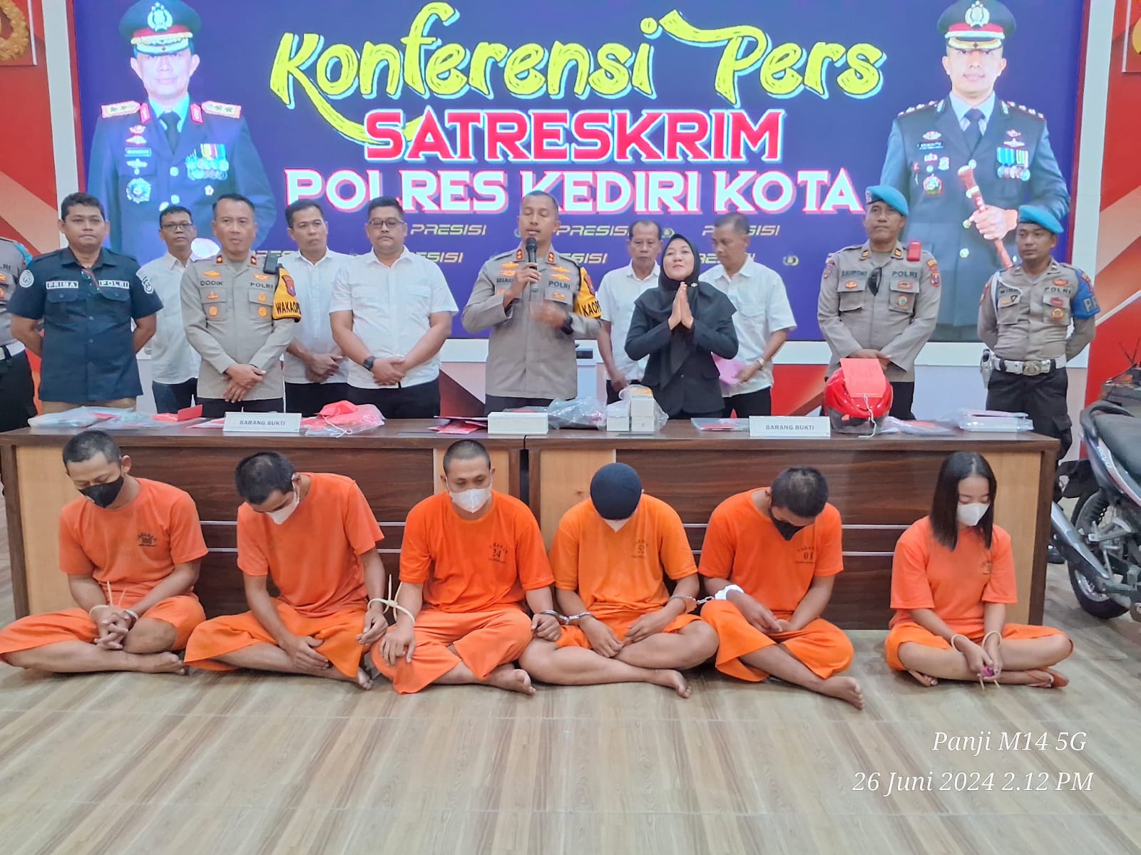 Operasi Sikat Semeru 2024, Polres Kediri Kota Berhasil Ungkap 10 Kasus