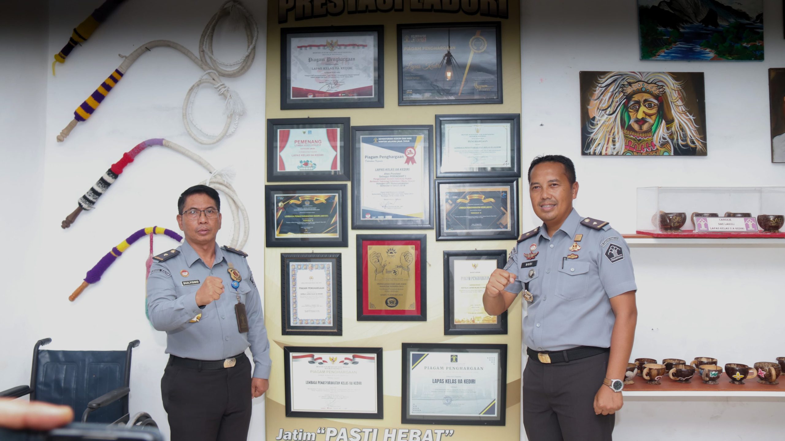 Kadiv Yankumham Kemenkumham Jatim Dorong Tempe Lakuli dan Pecut Laduri didaftarkan sebagai Brand Merek Lapas Kediri