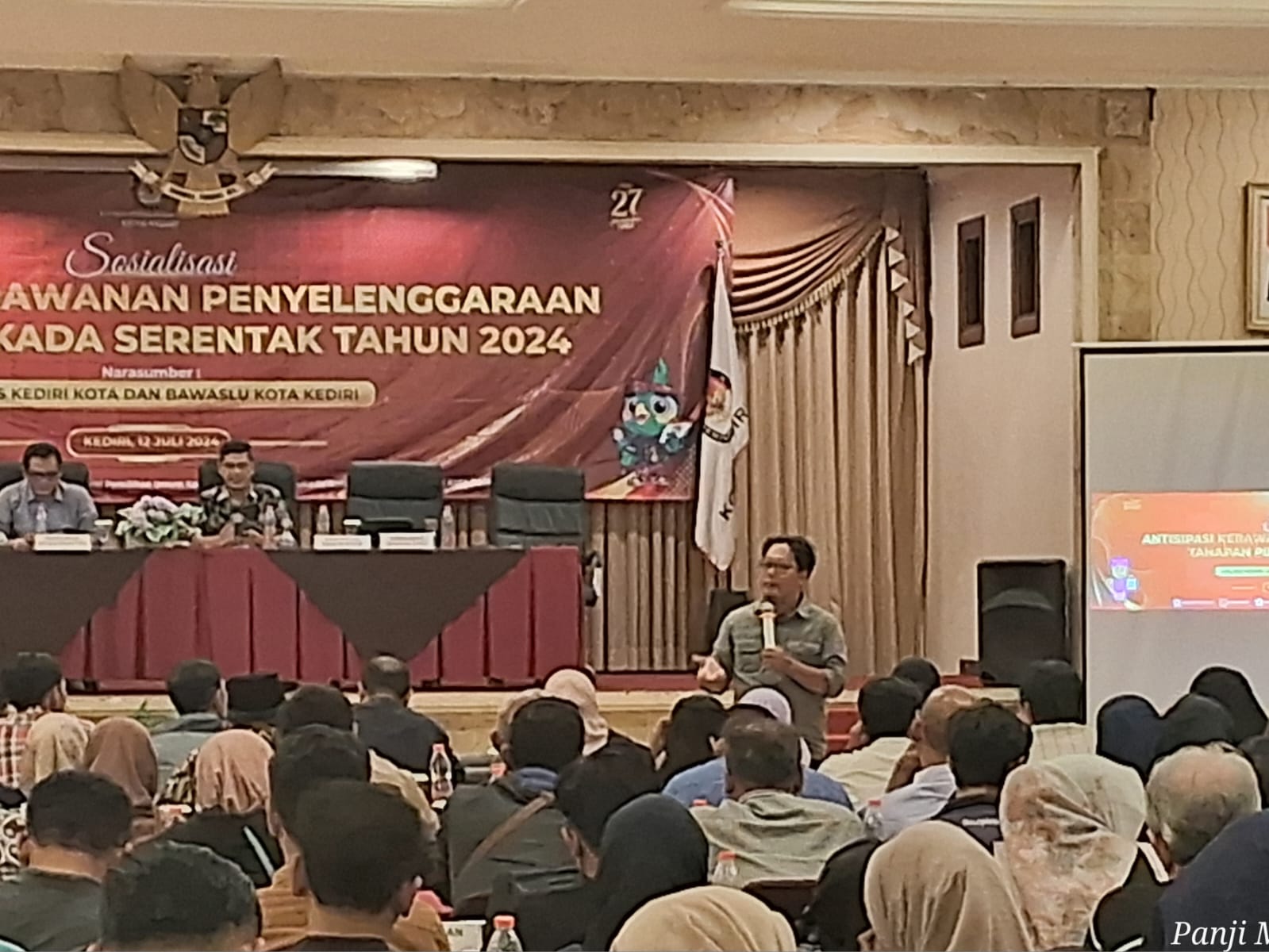 Sosialisasi Kerawanan Dalam Pilkada 2024,KPU Kota Kediri Hadirkan Kepolisian Dan Bawaslu 