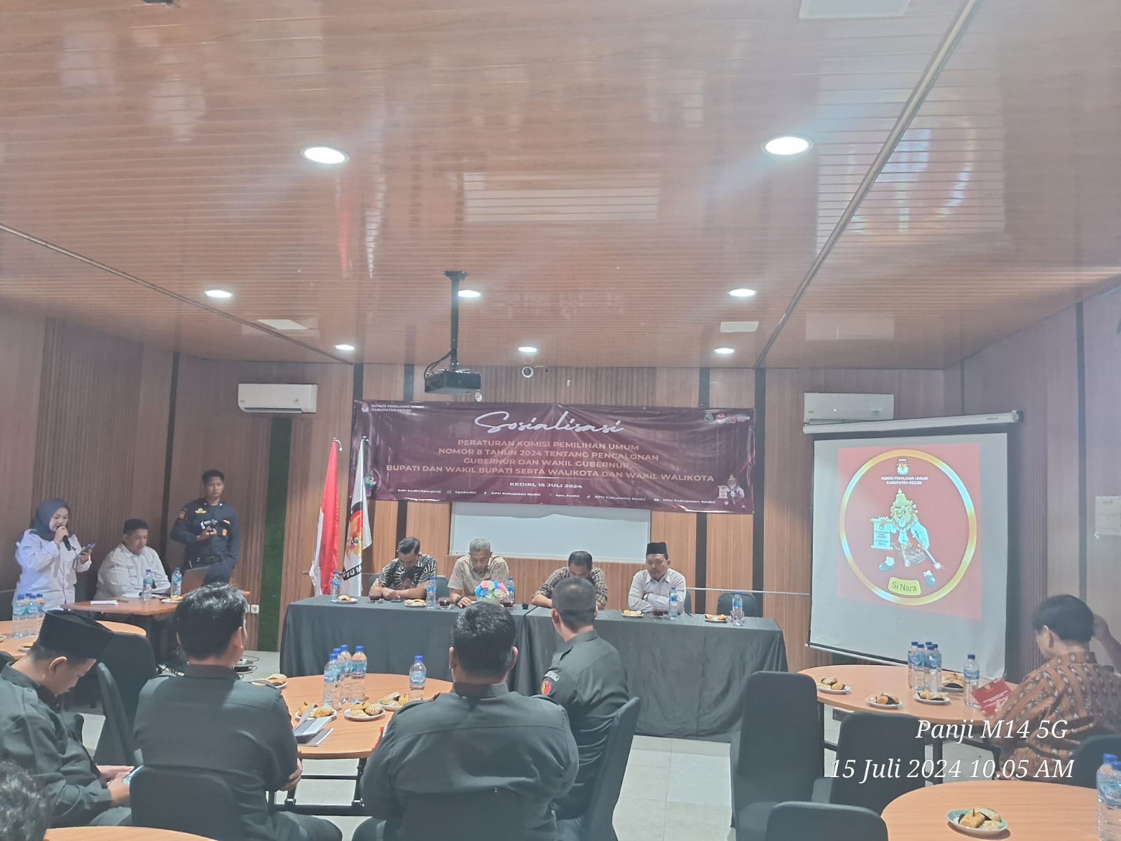 KPU Kabupaten Kediri, Sosialisasi Mekanisme Pendaftaran Paslon Dalam Pilkada Serentak 2024