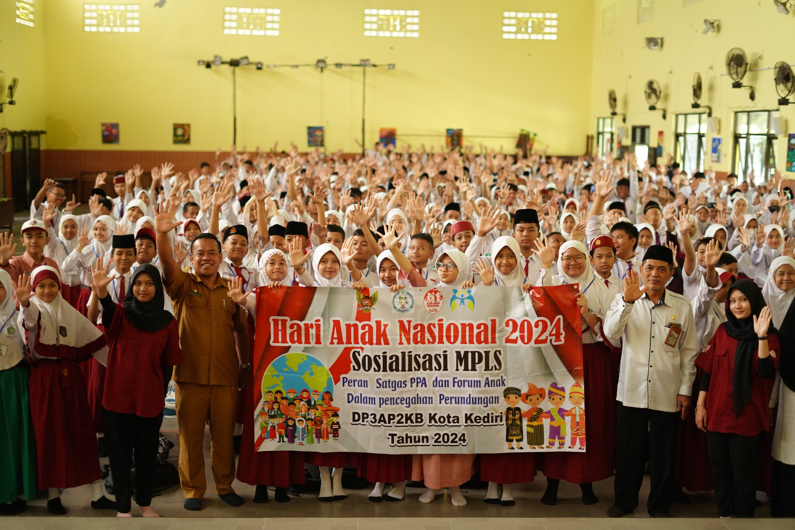 Cegah Perundungan, Pemkot Kediri Sosialisasikan Sekolah Ramah Anak Saat Masa Pengenalan Lingkungan Sekolah