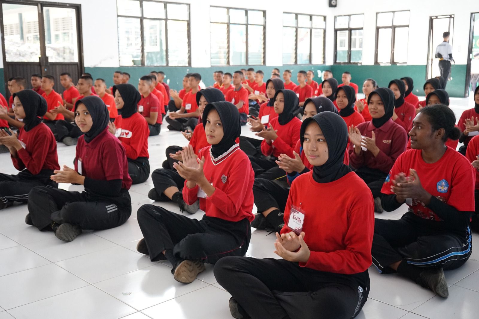 Pj Wali Kota Kediri Beri Motivasi Calon Paskibraka Kota Kediri Saat Pra Latihan