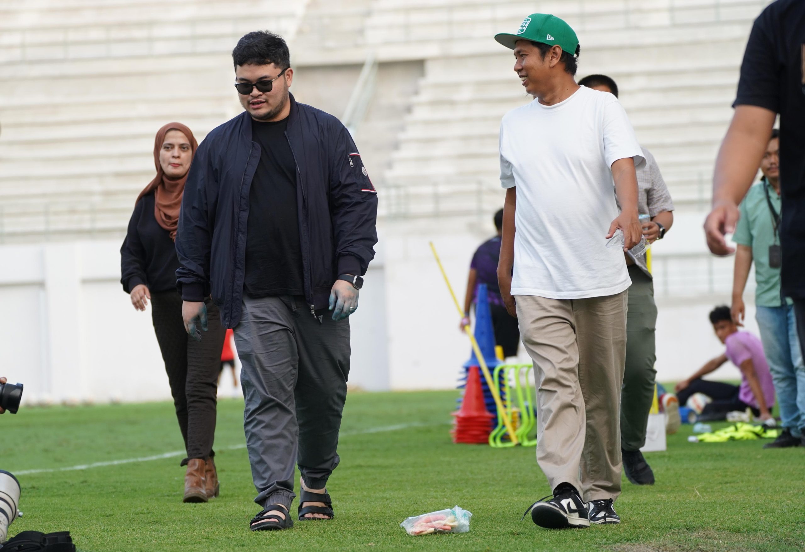 Perdana Digunakan Latihan Persik, Mas Dhito Sebut Perencanaan Tahap 2 Stadion GDJ Selesai Agustus