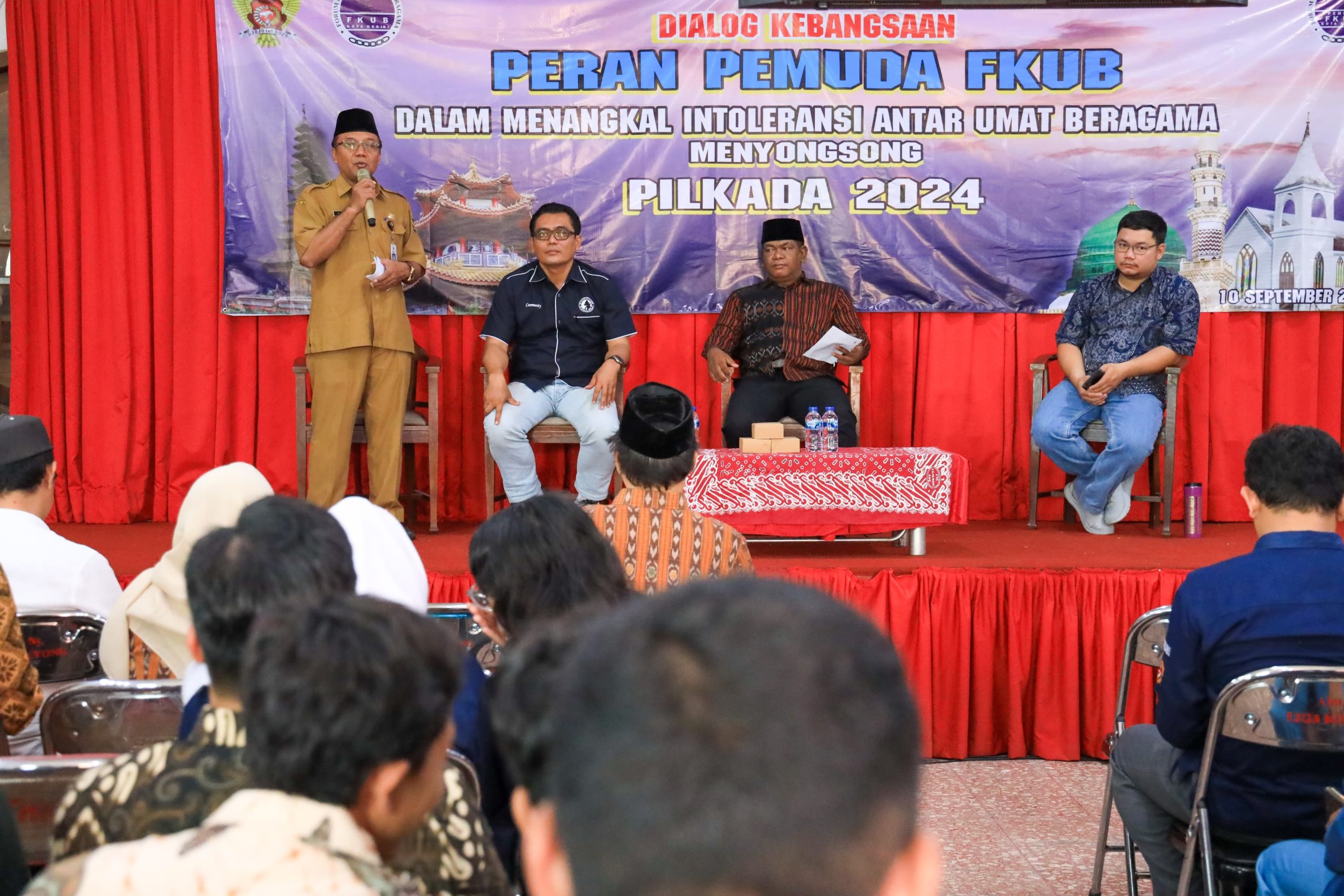 Ciptakan Pilkada 2024 Damai dan Kondusif, FKUB Ajak Pemuda Kota Kediri Ikuti Dialog Kebangsaan