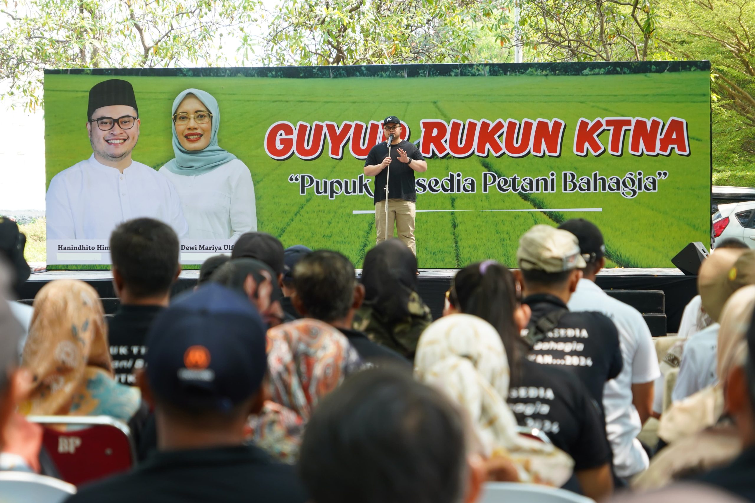 Ribuan Petani di Kabupaten Kediri Deklarasi Dukung Dhito-Dewi 