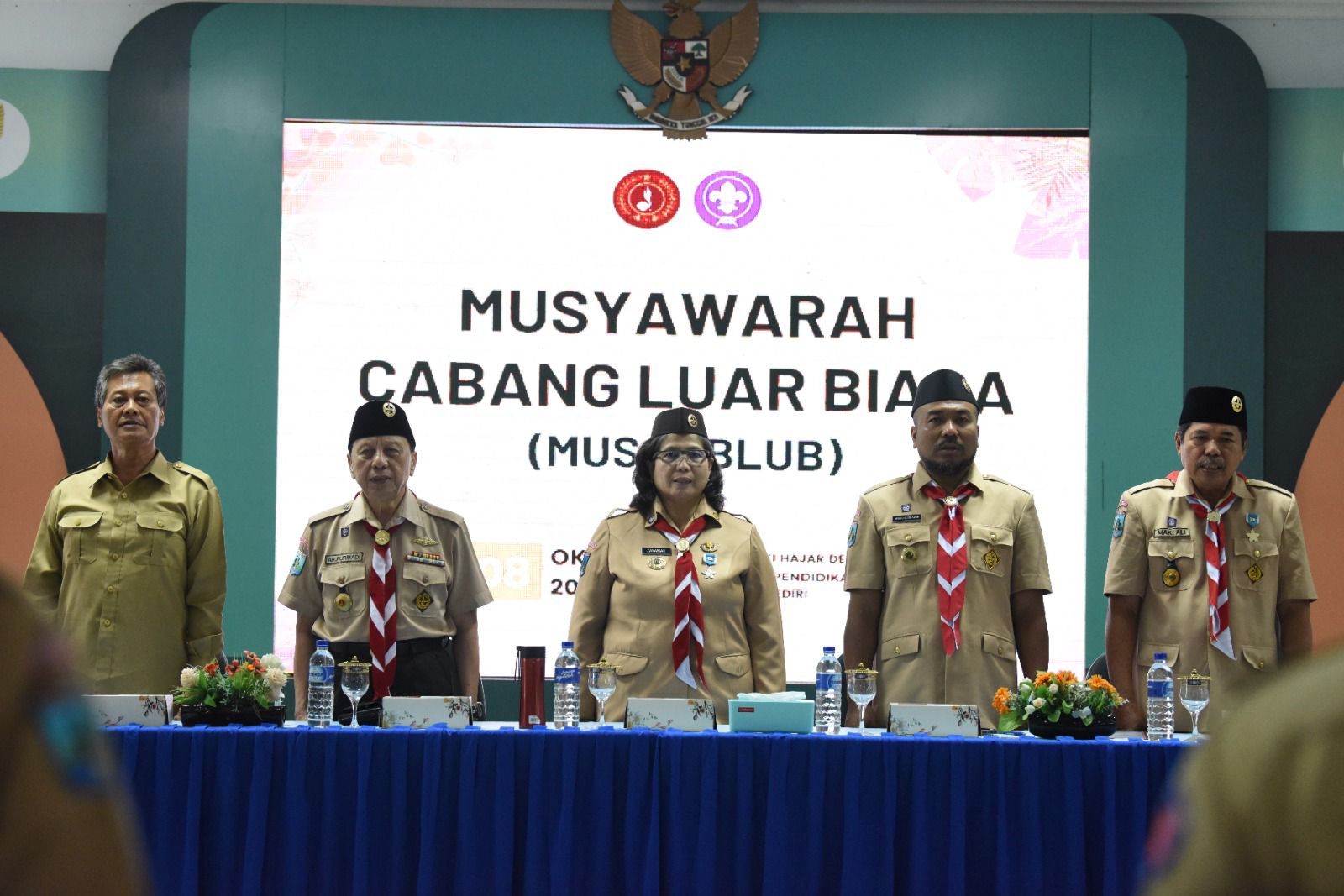 Pj Wali Kota Kediri Zanariah Buka Musyawarah Cabang Luar Biasa Gerakan Pramuka Kota Kediri