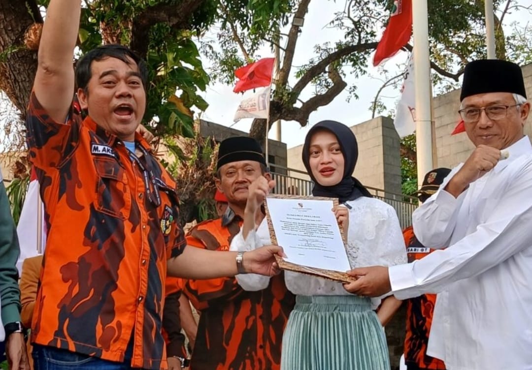 Dukungan Bertambah, Pemuda Pancasila Deklarasikan Ke Paslon No. 1 Vinanda - Gus Qowim