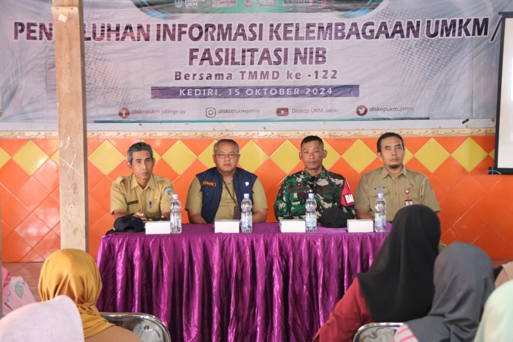 BPBD Kabupaten Kediri Sosialisasi Tanggap Bencana di Lokasi TMMD reguler