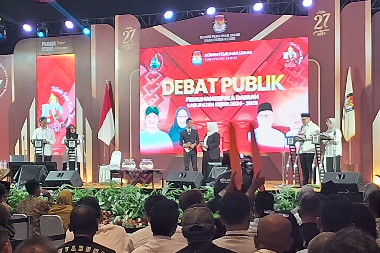 Debat Publik Pertama Paslon Pilkada Kediri 2024, Cek Tujuan dan Informasinya