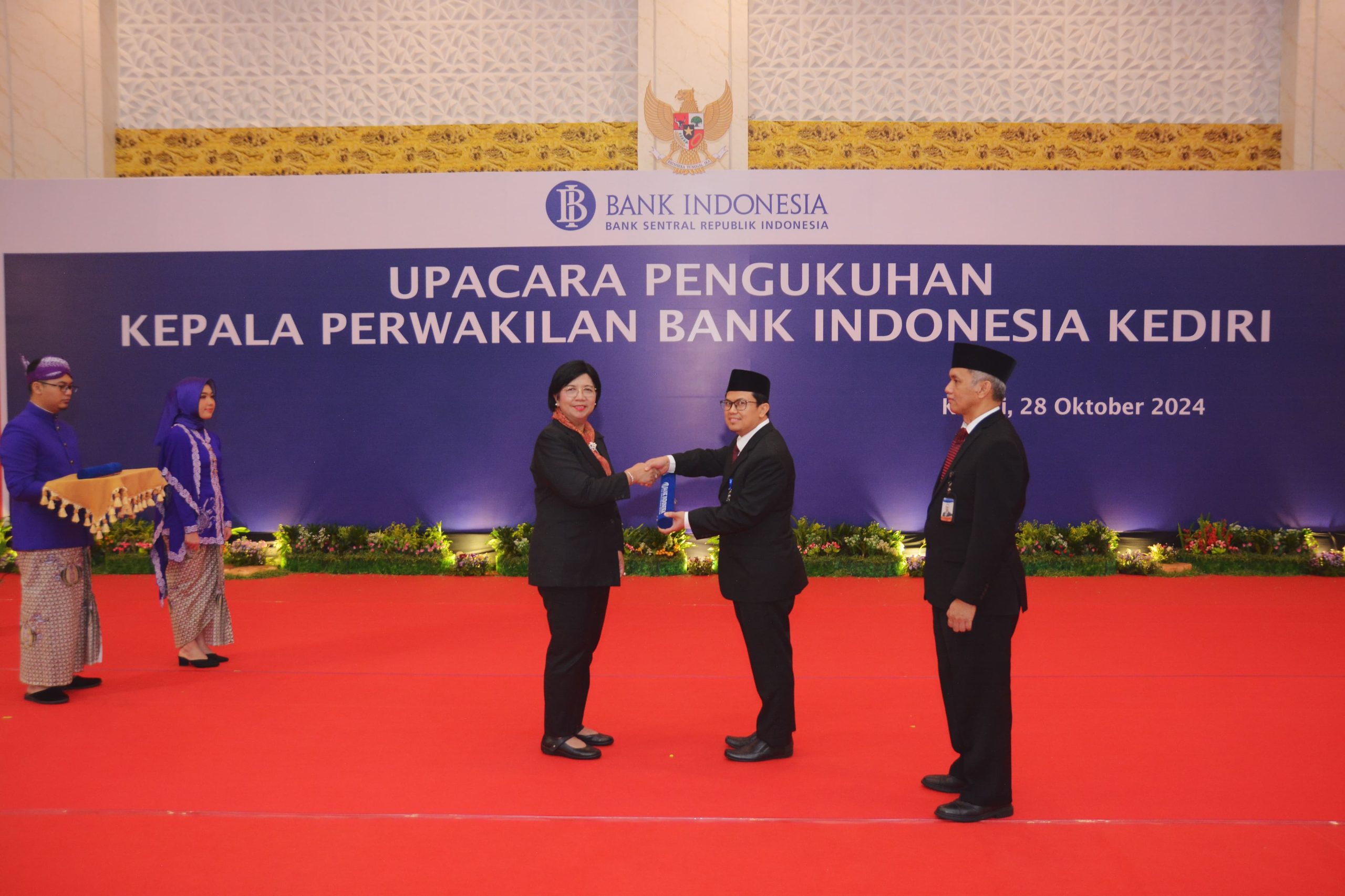 KEPALA PERWAKILAN BANK INDONESIA KEDIRI RESMI DIKUKUHKAN