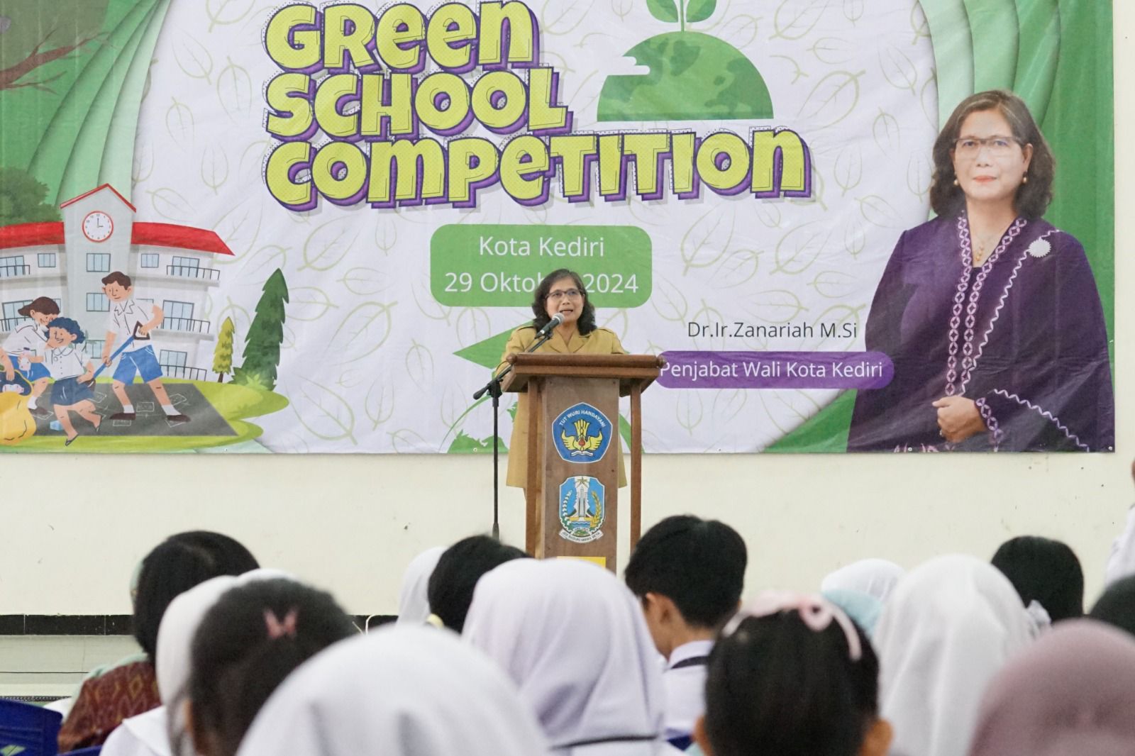 Pj Wali Kota Kediri Launching Green School Competition 