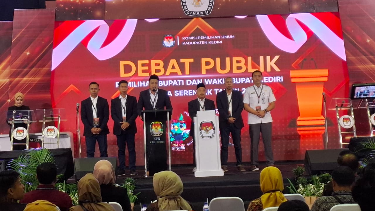 Debat Publik Terakhir Pilbup Kediri, Nanang Qosim: Siapa Yang Terpilih Dialah Yang Terbaik 