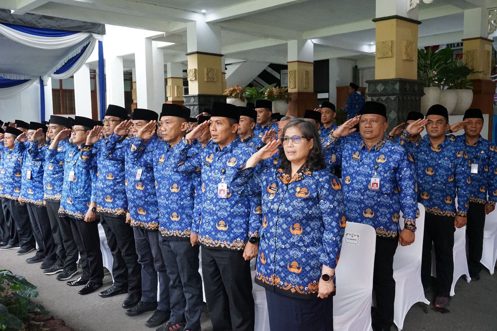 Peringati HUT KORPRI ke-53, Pj Wali Kota Kediri Apresiasi Kinerja Anggota KORPRI