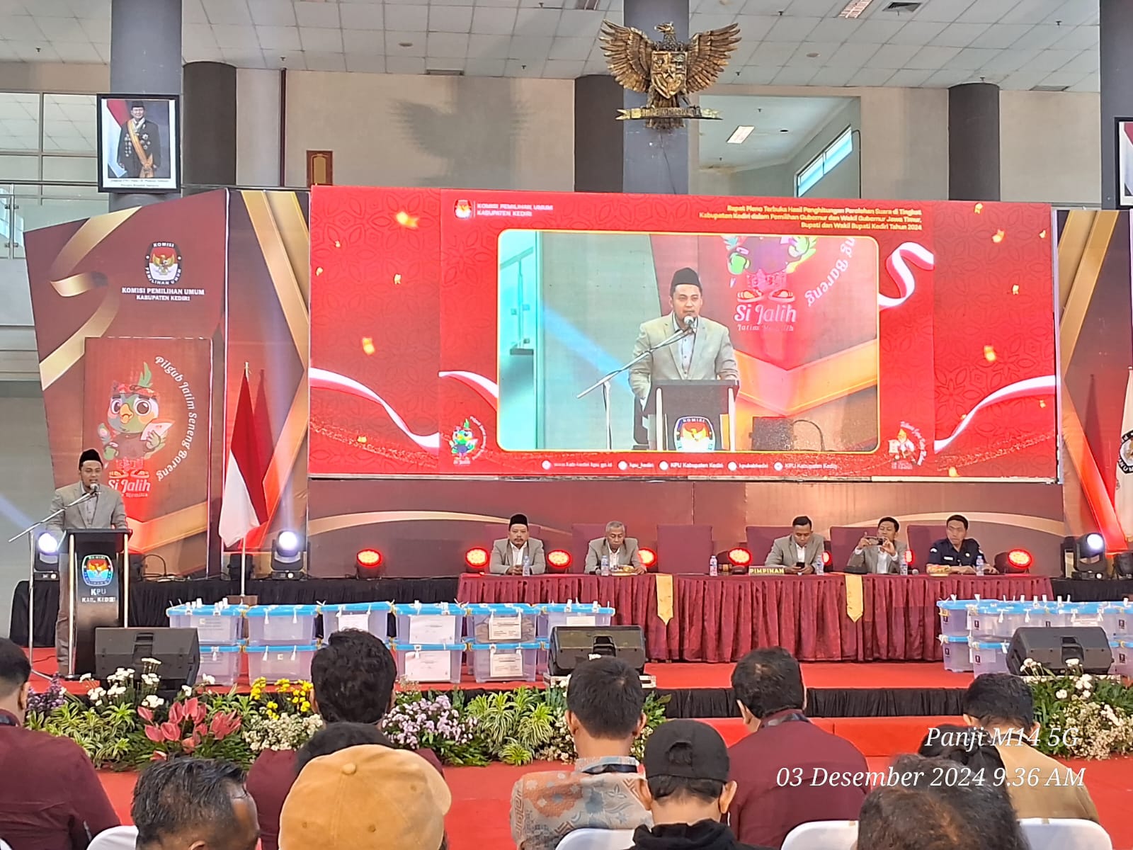 Resmi, KPU Kabupaten Kediri Tetapkan Hasil Perolehan Suara Pilkada 2024