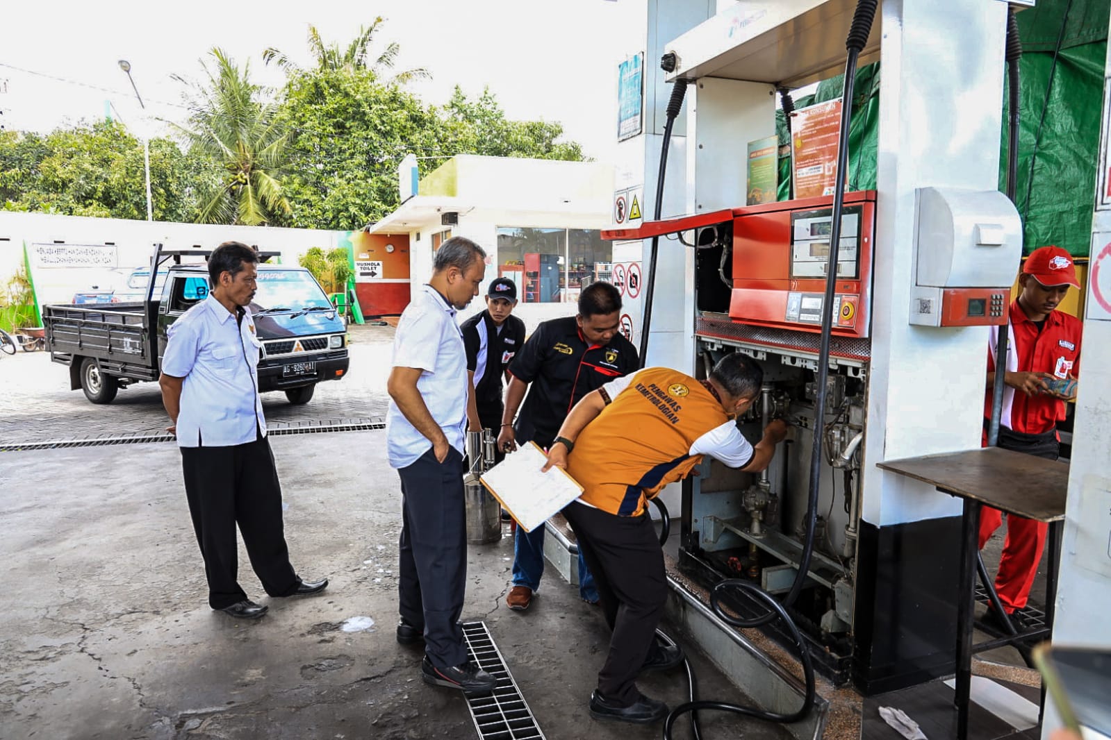 Siap Siaga Sambut Nataru, Pemkot Kediri Lakukan Tera Ulang SPBU untuk Lindungi Konsumen