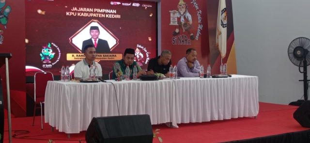 KPU Kabupaten Kediri Gelar Simulasi  Perhitungan Suara