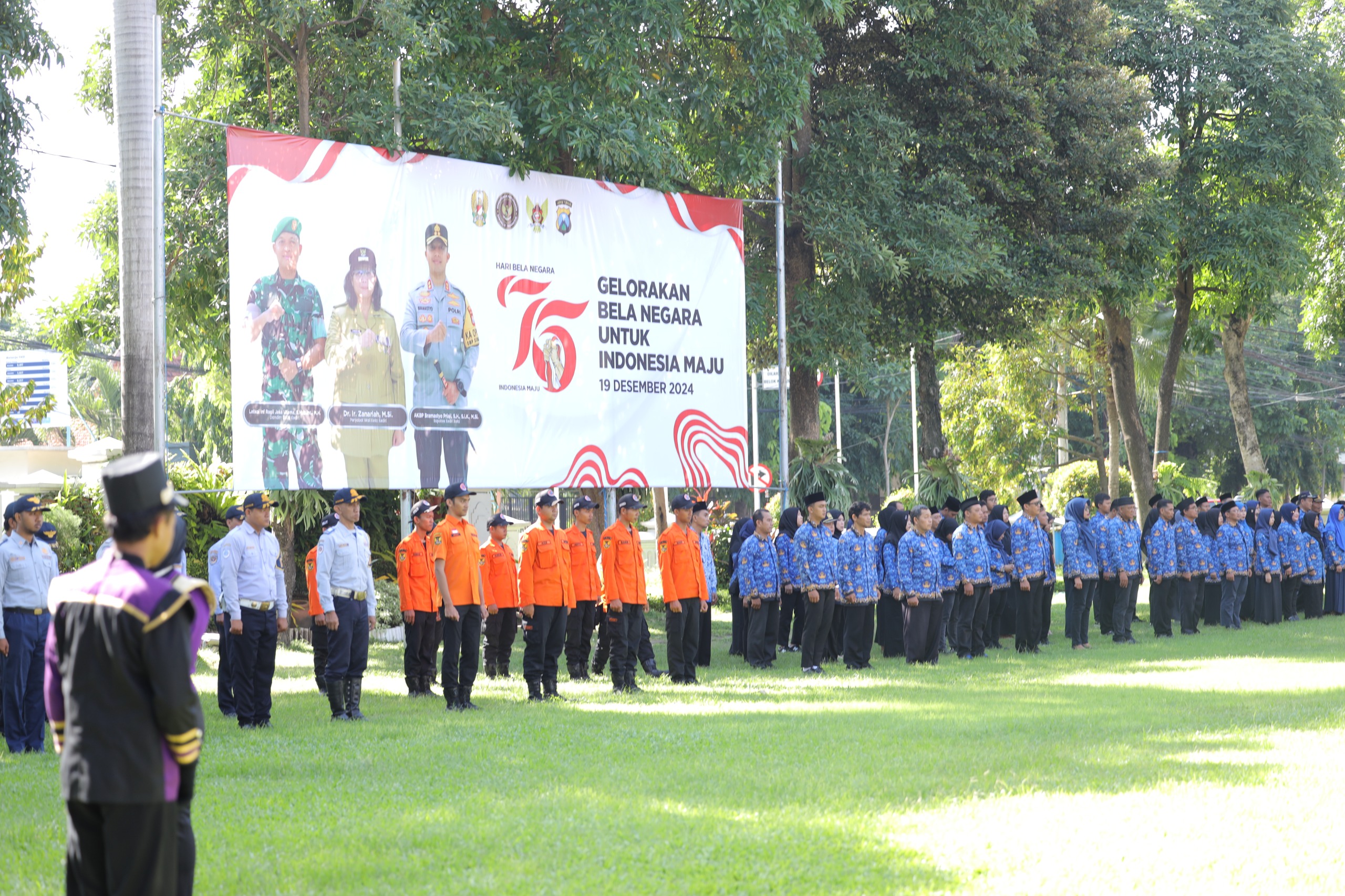 Gelar Upacara Peringatan Hari Bela Negara ke-76, Sekda Kota Kediri Gelorakan Bela Negara Untuk Wujudkan Indonesia Maju