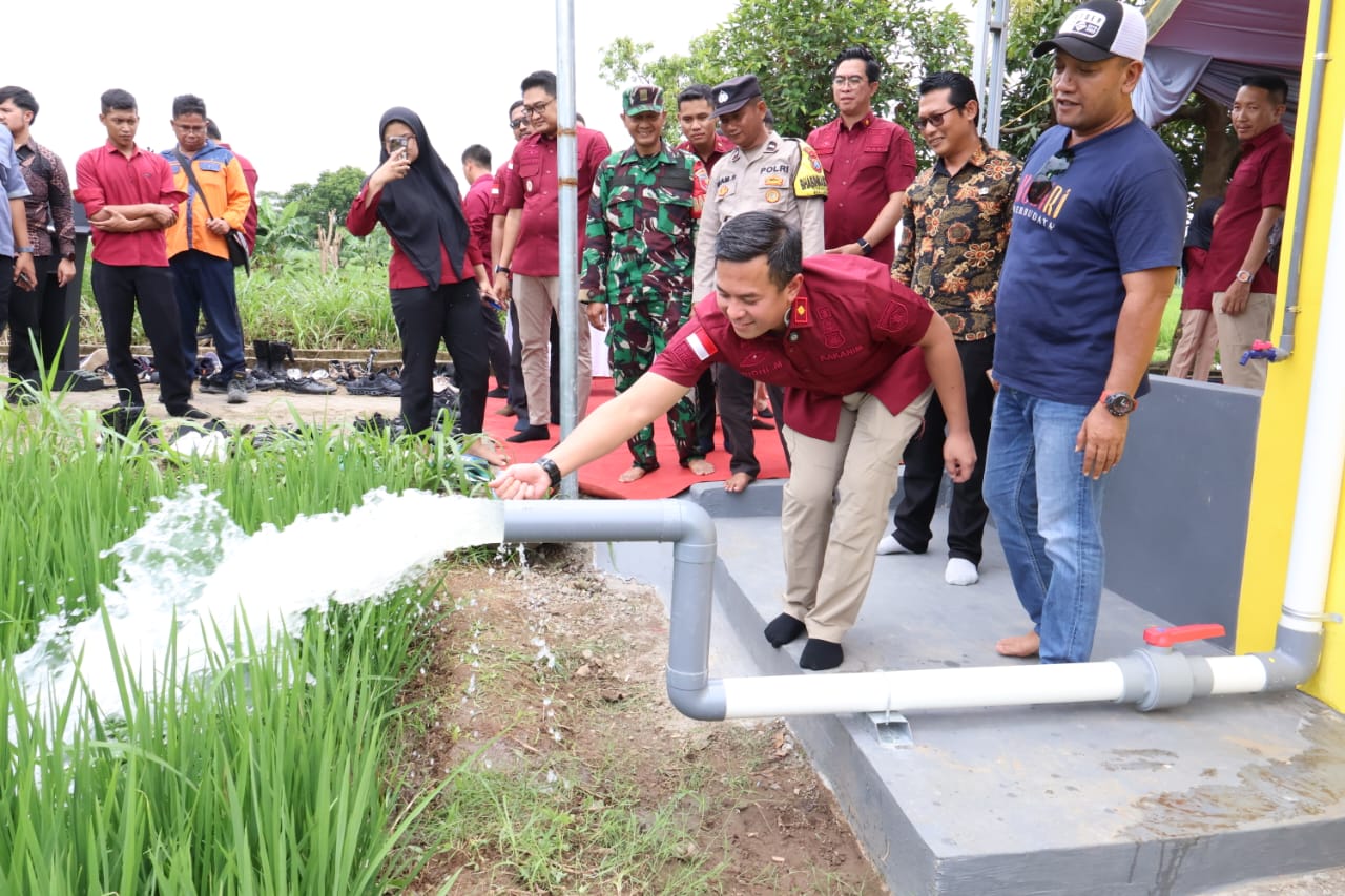 Dukung Ketahanan Pangan, Kantor Imigrasi Kediri Resmikan SumurBor Irigasi Pertanian
