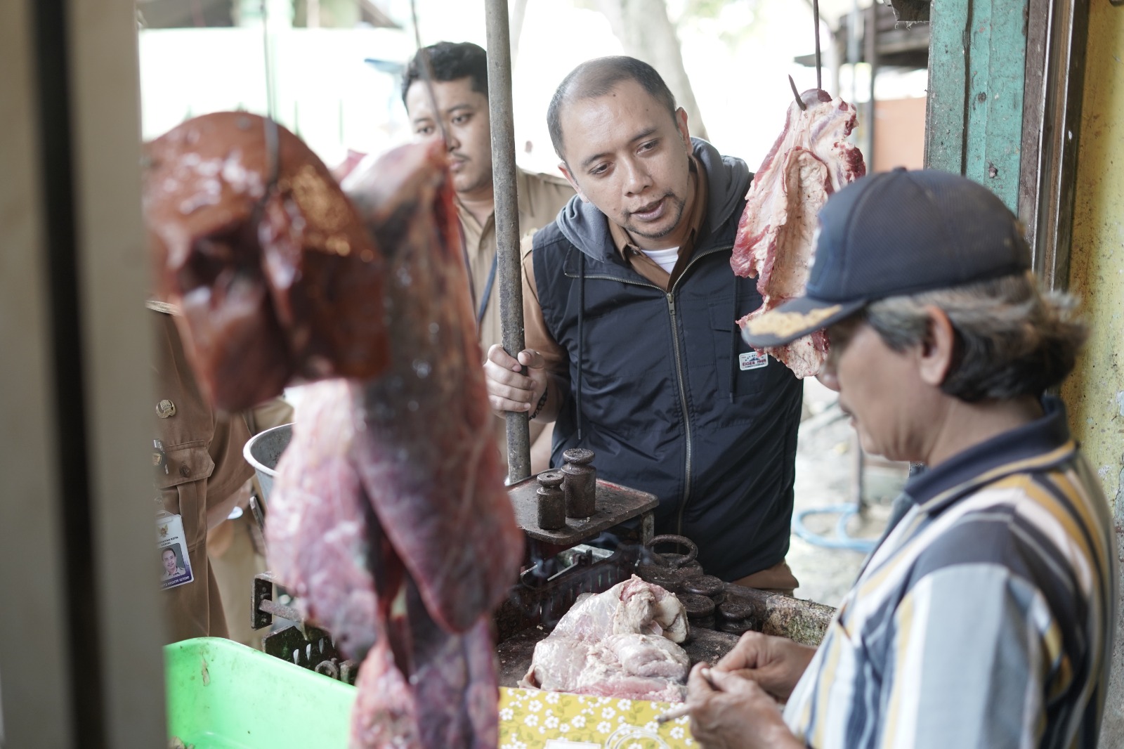 Cek Kenaikan Harga Jelang Idhul Adha, Tim Gabungan Pemkot Kediri Lakukan Sidak di Pasar Tradisional