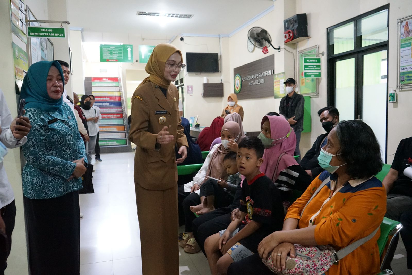 Wali Kota Kediri Tinjau Layanan Kesehatan di Puskesmas Pesantren 2