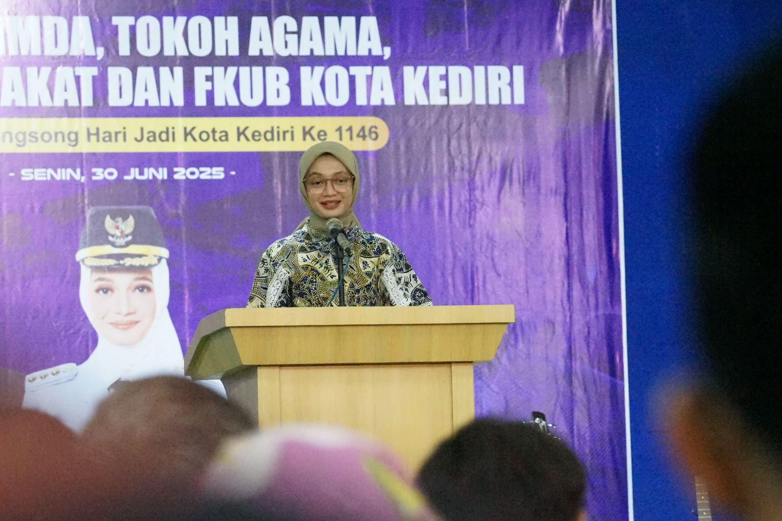 Mbak Wali Ajak Sambut Hari Jadi Kota Kediri Dengan Hati Damai dan Semangat Jaga Kerukunan 