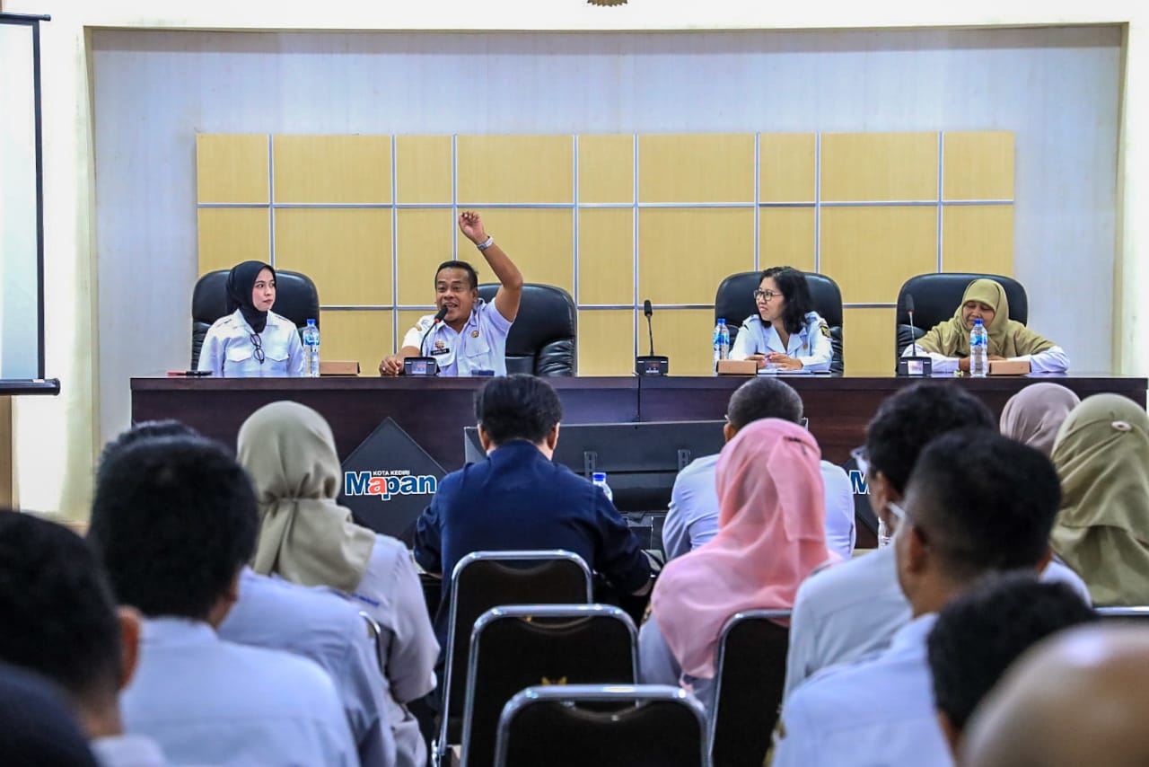 Siap Running Pertengahan Juli, Pemkot Kediri Gelar Rakor Pengelolaan Program Makan Bergizi Gratis (MBG)