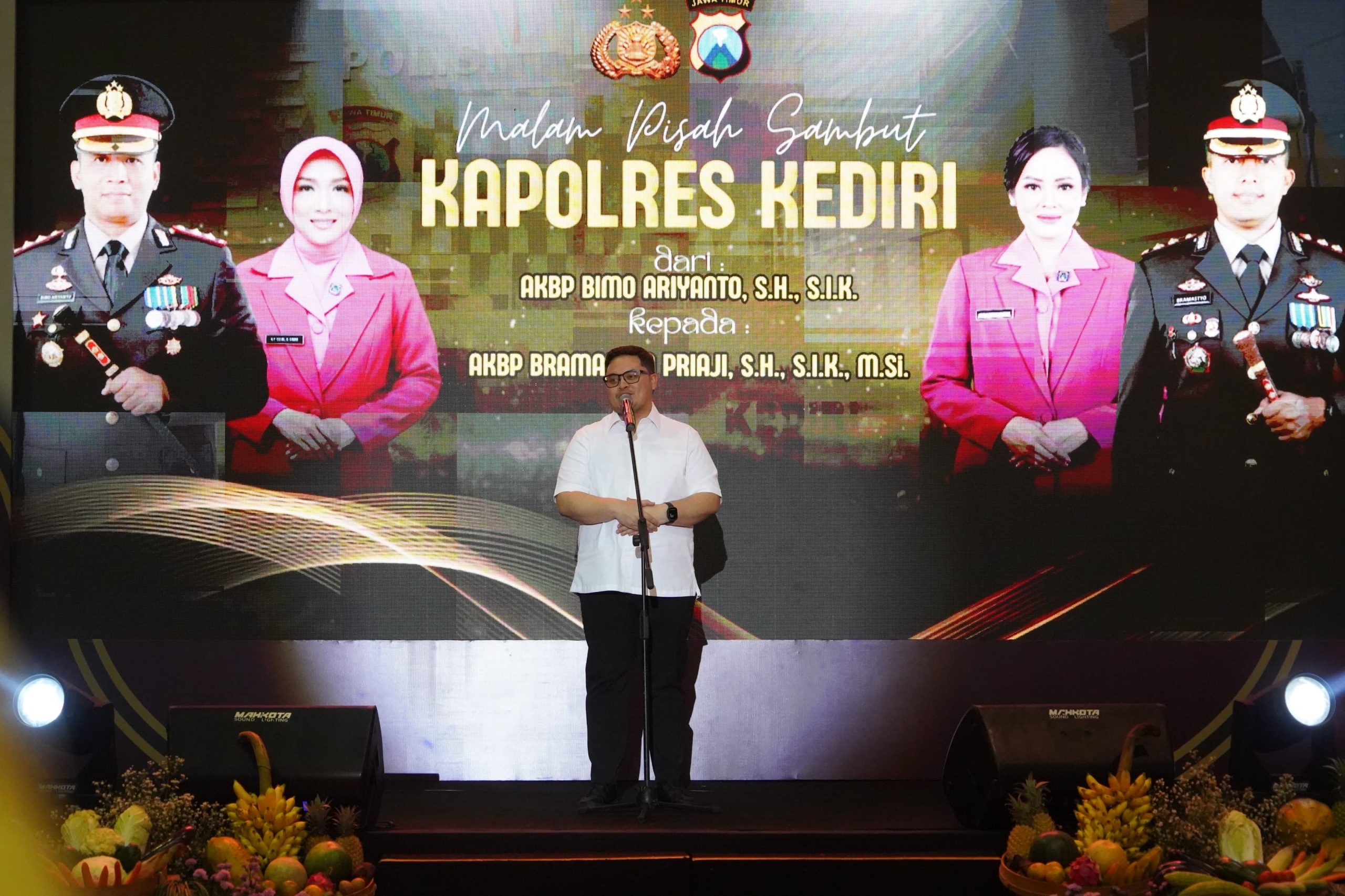 Mas Dhito Ajak Kapolres Baru Bersinergi Melayani Masyarakat Kabupaten Kediri