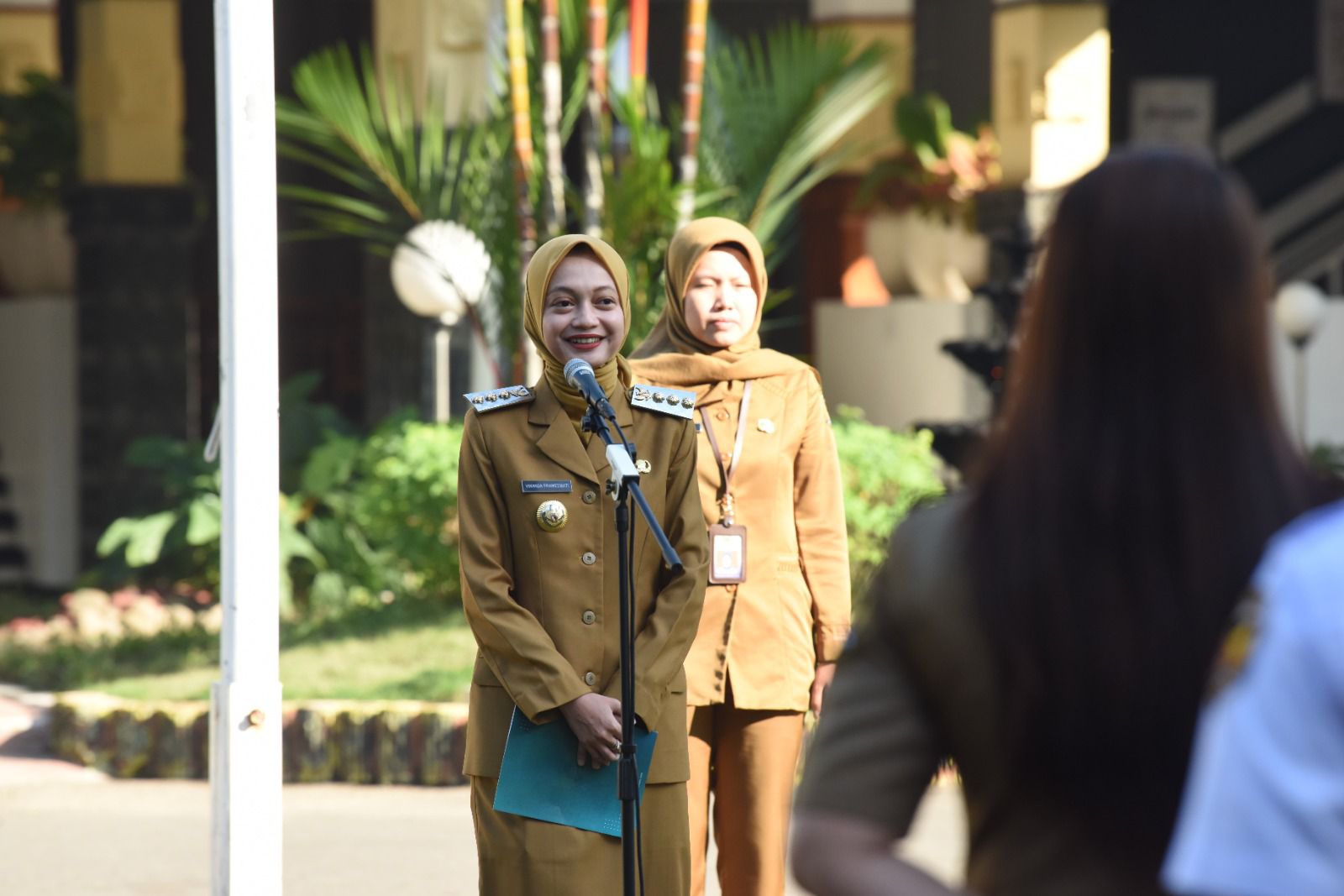 Pimpin Apel Pagi, Mbak Wali Tekankan Kolaborasi Dalam Tangani Kemiskinan