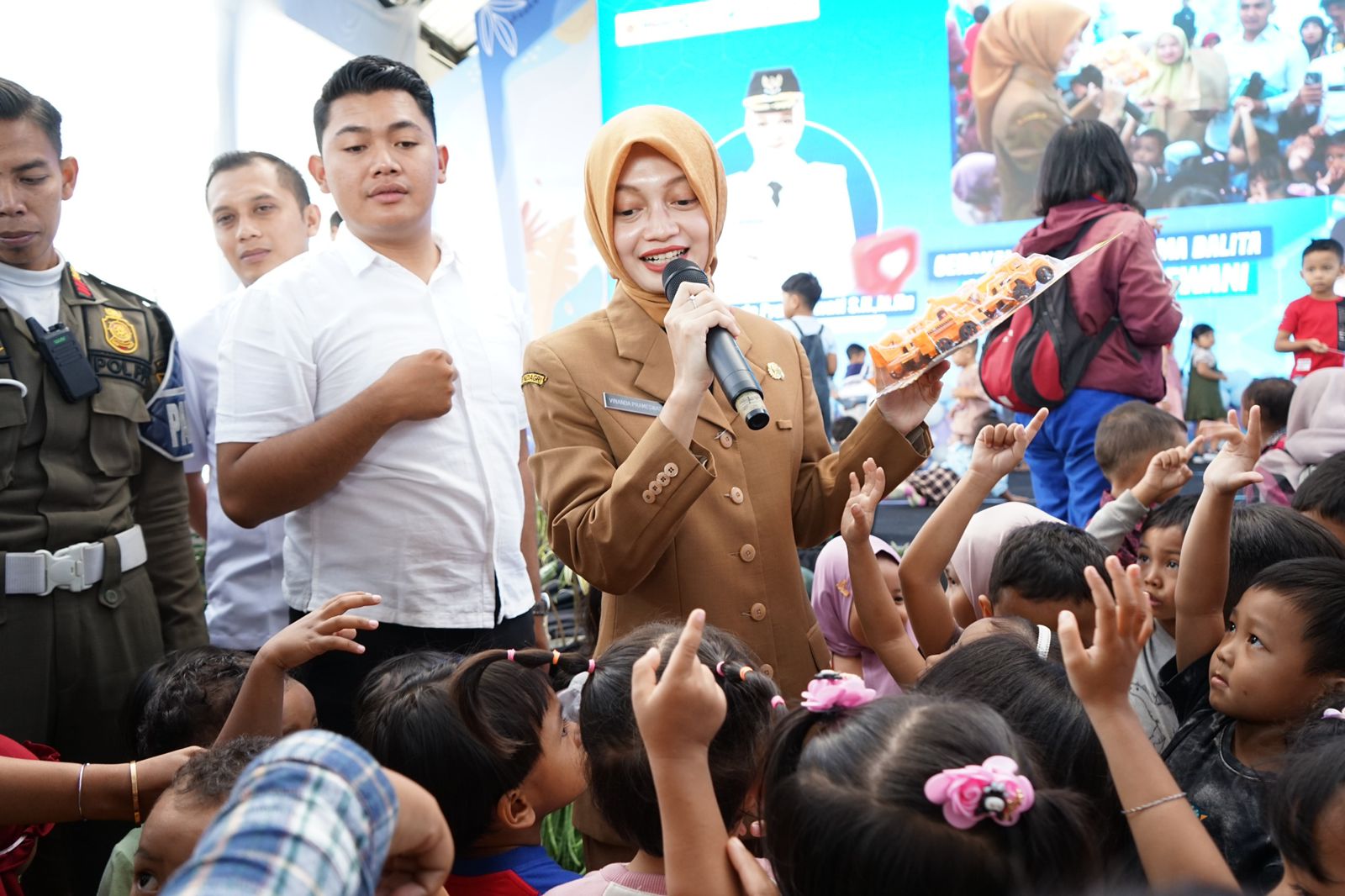 Komitmen Tingkatkan Gizi Balita, Mbak Wali Dorong Gerakan Makan Kaya Protein Hewani Jadi Budaya Bagi Orang Tua Balita