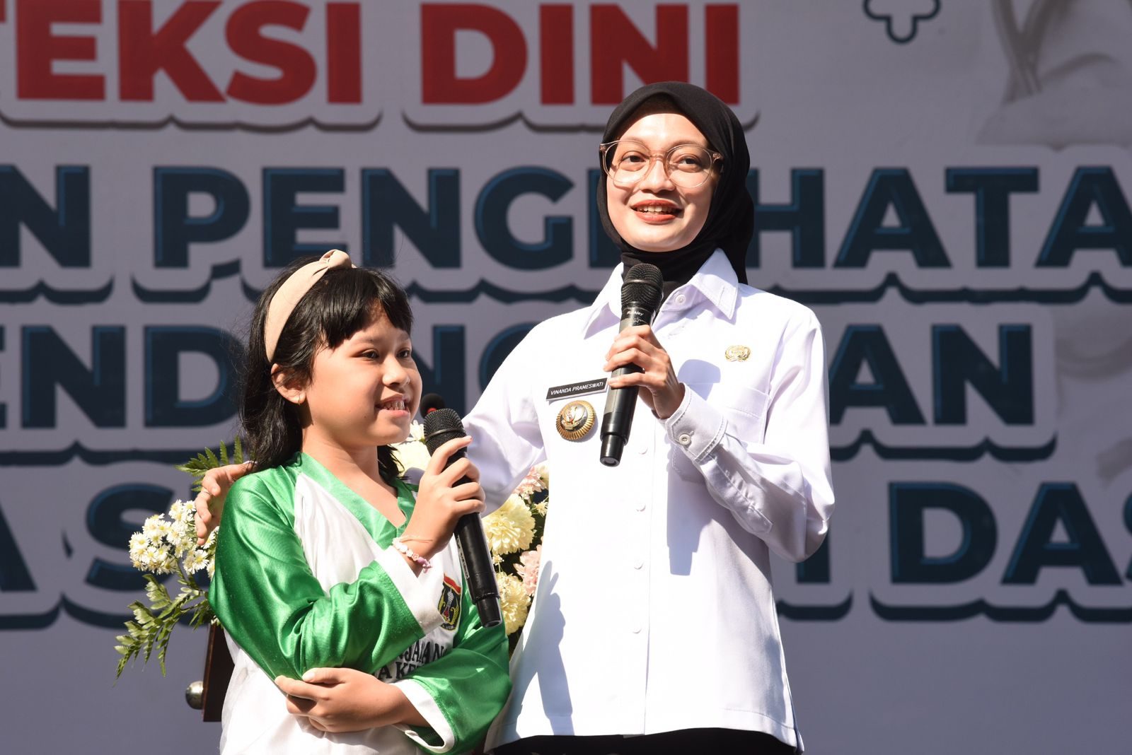 Mbak Wali Tinjau Deteksi Dini Gangguan Penglihatan dan Pendengaran Pada Siswa Sekolah Dasar, Upaya Wujudkan SDM Unggul