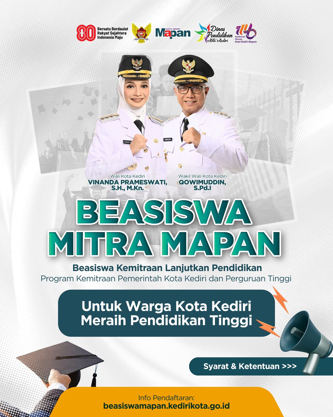 Mimpi Kuliah Bukan Lagi Sekedar Harapan, Mbak Wali dan Gus Qowim Hadirkan Beasiswa Mitra MAPAN