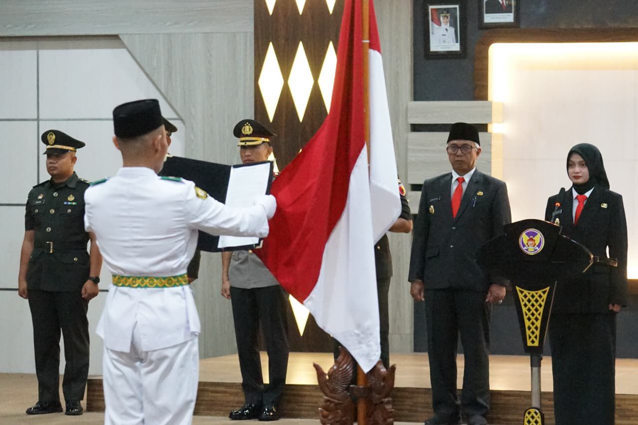 Mbak Wali Kukuhkan Paskibraka Kota Kediri Tahun 2025