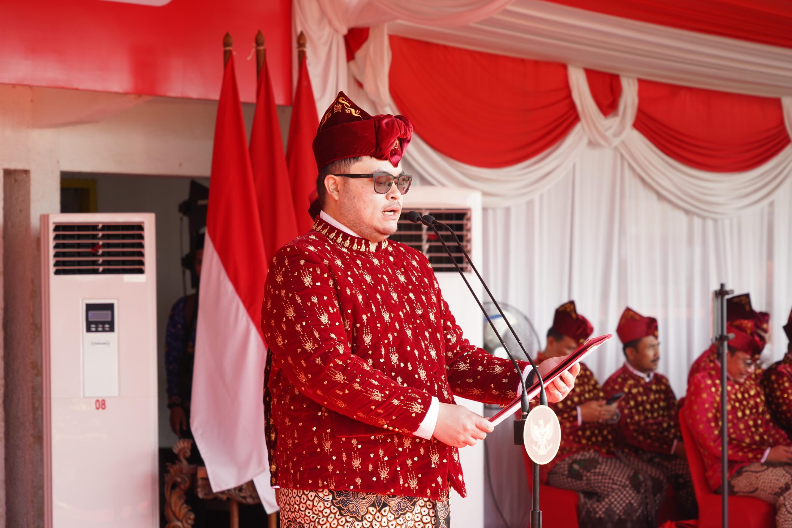 Upacara Kemerdekaan RI Ke-80, Mas Dhito Ajak Masyarakat Jaga Spirit Perjuangan Pahlawan
