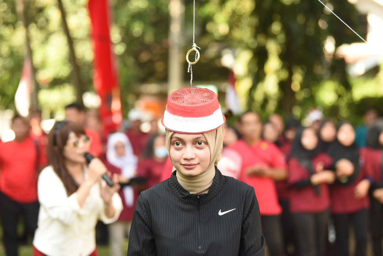 Mbak Wali Ikut Meriahkan Lomba Peringatan HUT RI Ke-80 Bersama Pegawai Pemkot Kediri