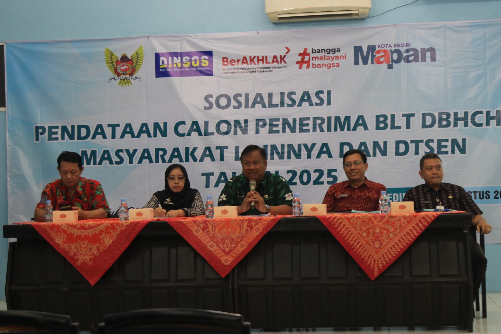 Upayakan Bansos Tepat Sasaran, Pemkot Kediri Gelar Sosialisasi Pengelolaan DTSEN