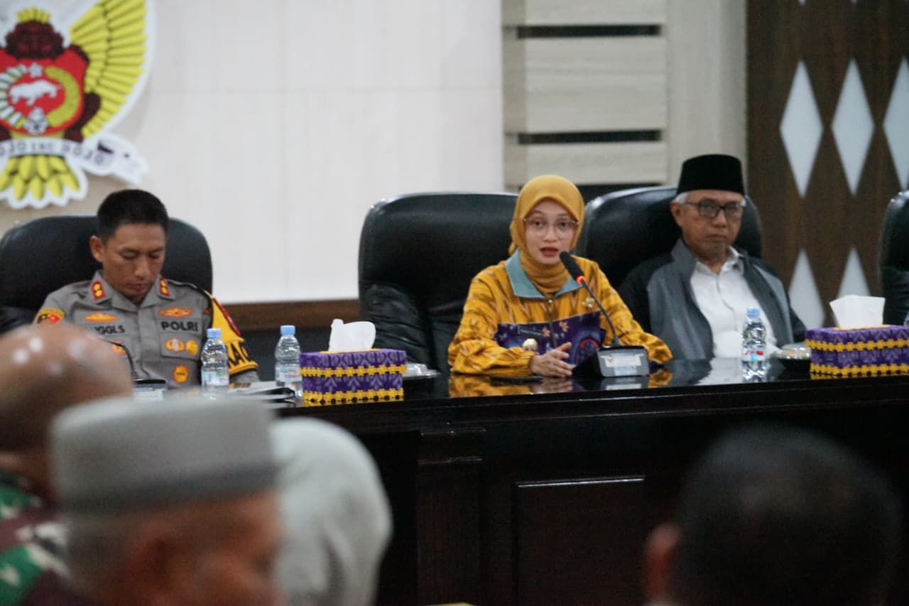 Mbak Wali Bersama Forkopimda Plus Komitmen Jaga Keamanan dan Ketertiban Kota Kediri