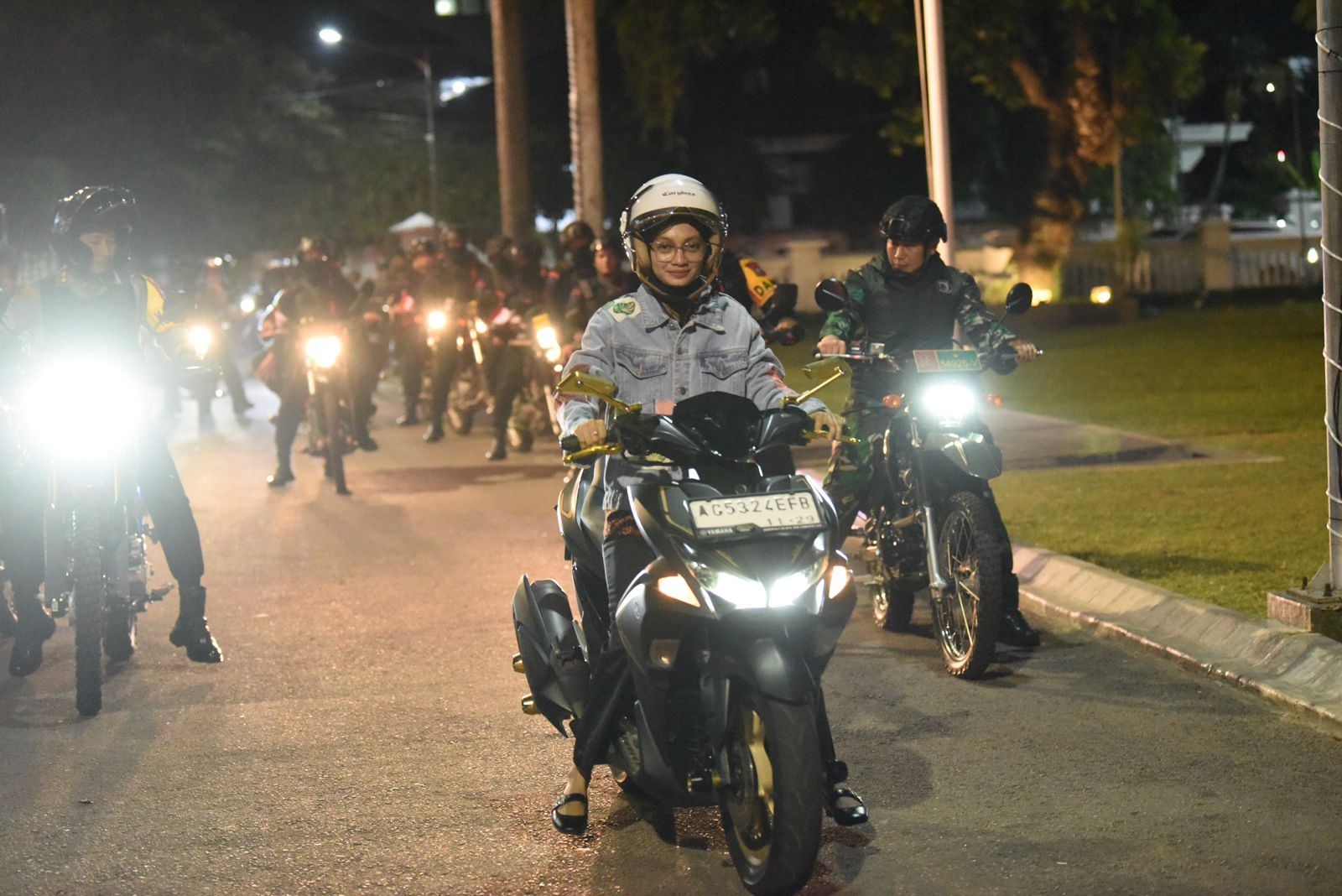 Mbak Wali Pimpin Patroli Bersama TNI-Polri dan Organisasi Masyarakat, Tegaskan Komitmen Jaga Kondusivitas Kota Kediri