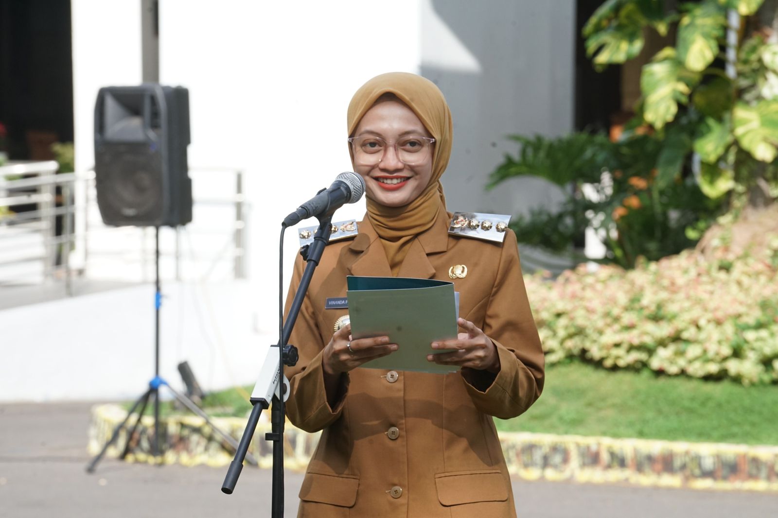 Pimpin Apel Pagi, Mbak Wali : Kota Kediri Kondusif, Pemulihan Ekonomi Jadi Fokus Utama