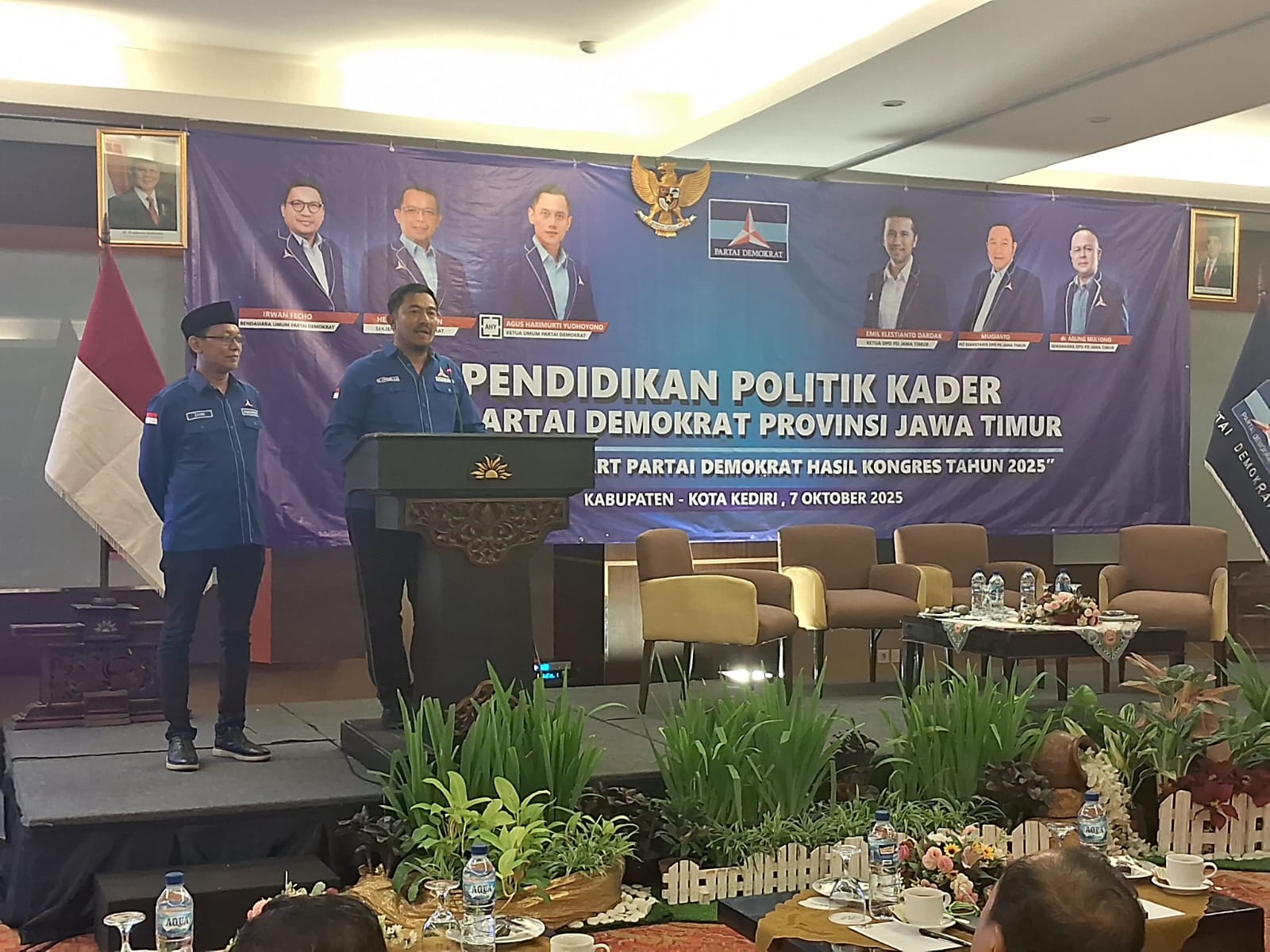 DPD Partai Demokrat Gelar Pendidikan Politik di Kediri, Dorong Kader dan Fungsionaris Besarkan Partai