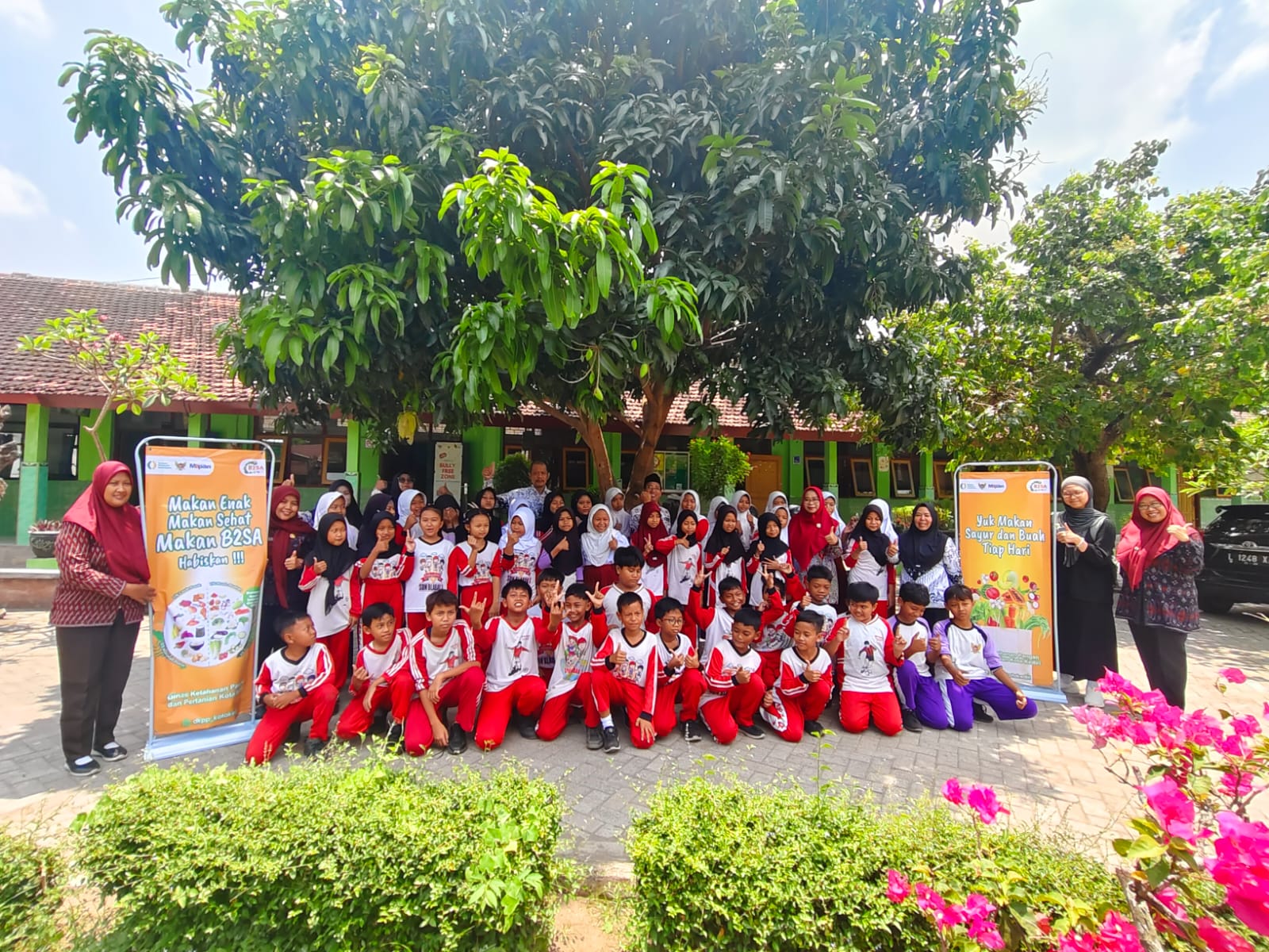 Pemkot Kediri Gencarkan Edukasi Gizi Seimbang Lewat Program B2SA Goes to School