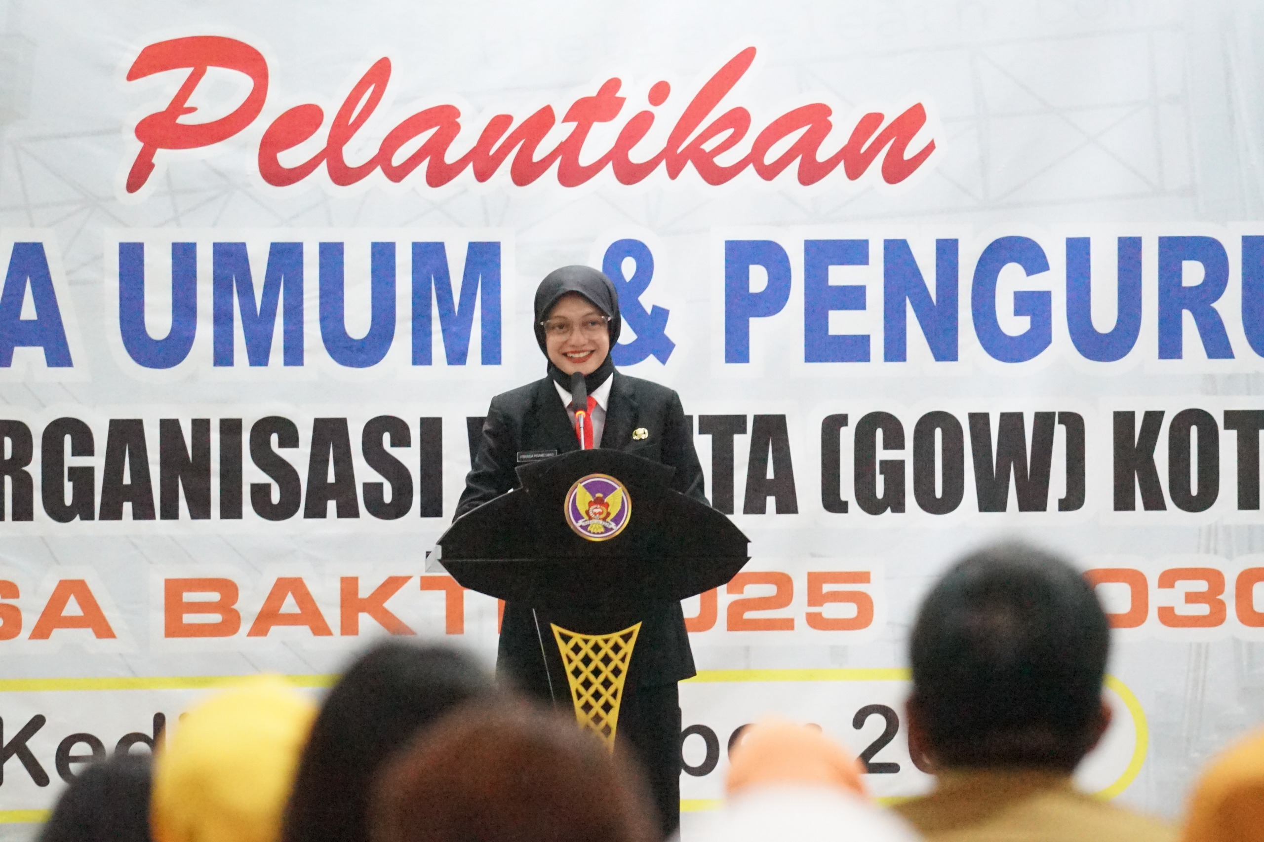 Mbak Wali Lantik Ketua Umum dan Pengurus GOW Kota Kediri Masa Bakti 2025–2030, Dorong Perempuan Lebih Berdaya dan Setara